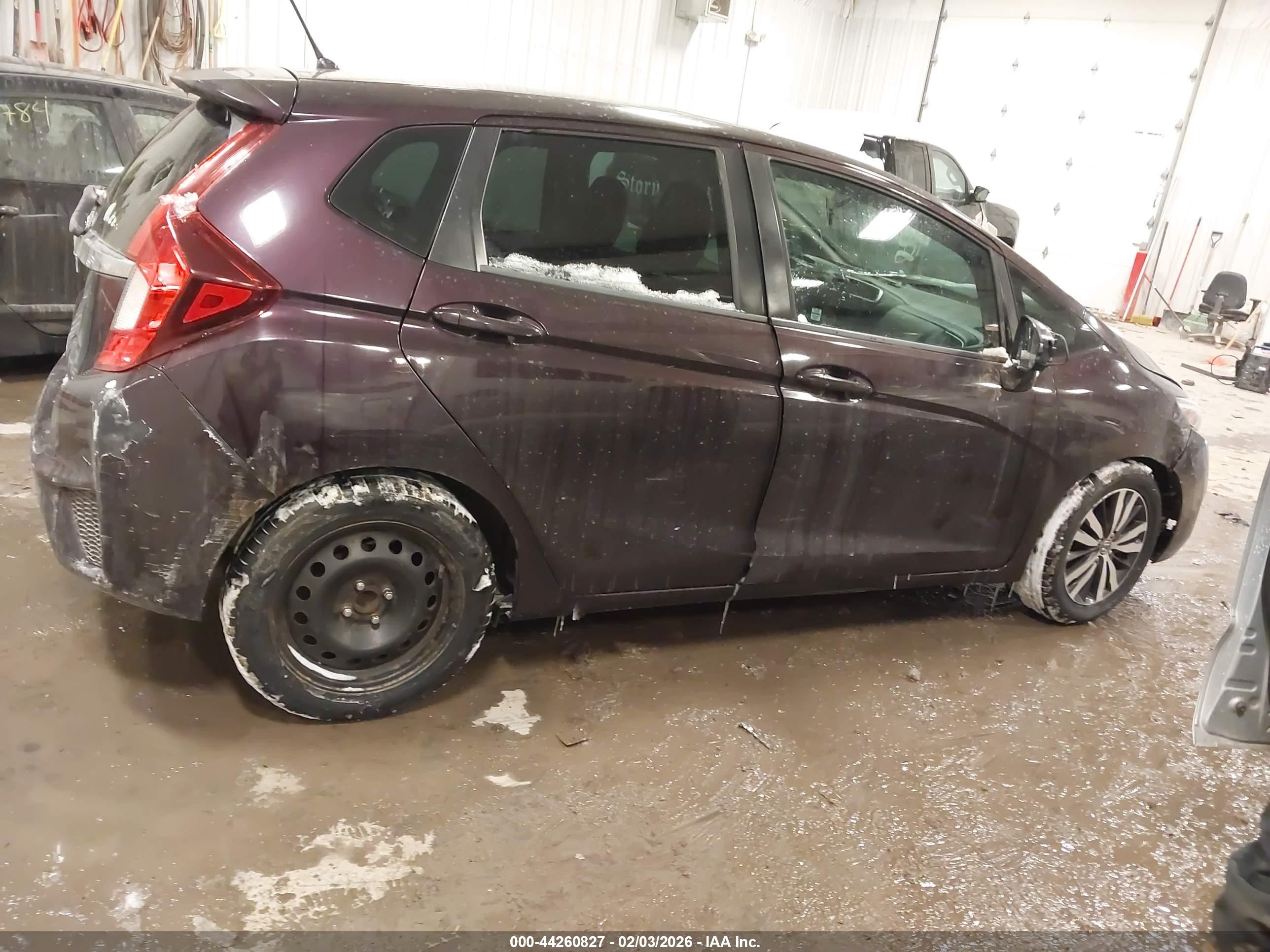 2015 Honda Fit Ex/ex-l Фиолетовый vin: 3HGGK5H80FM773560