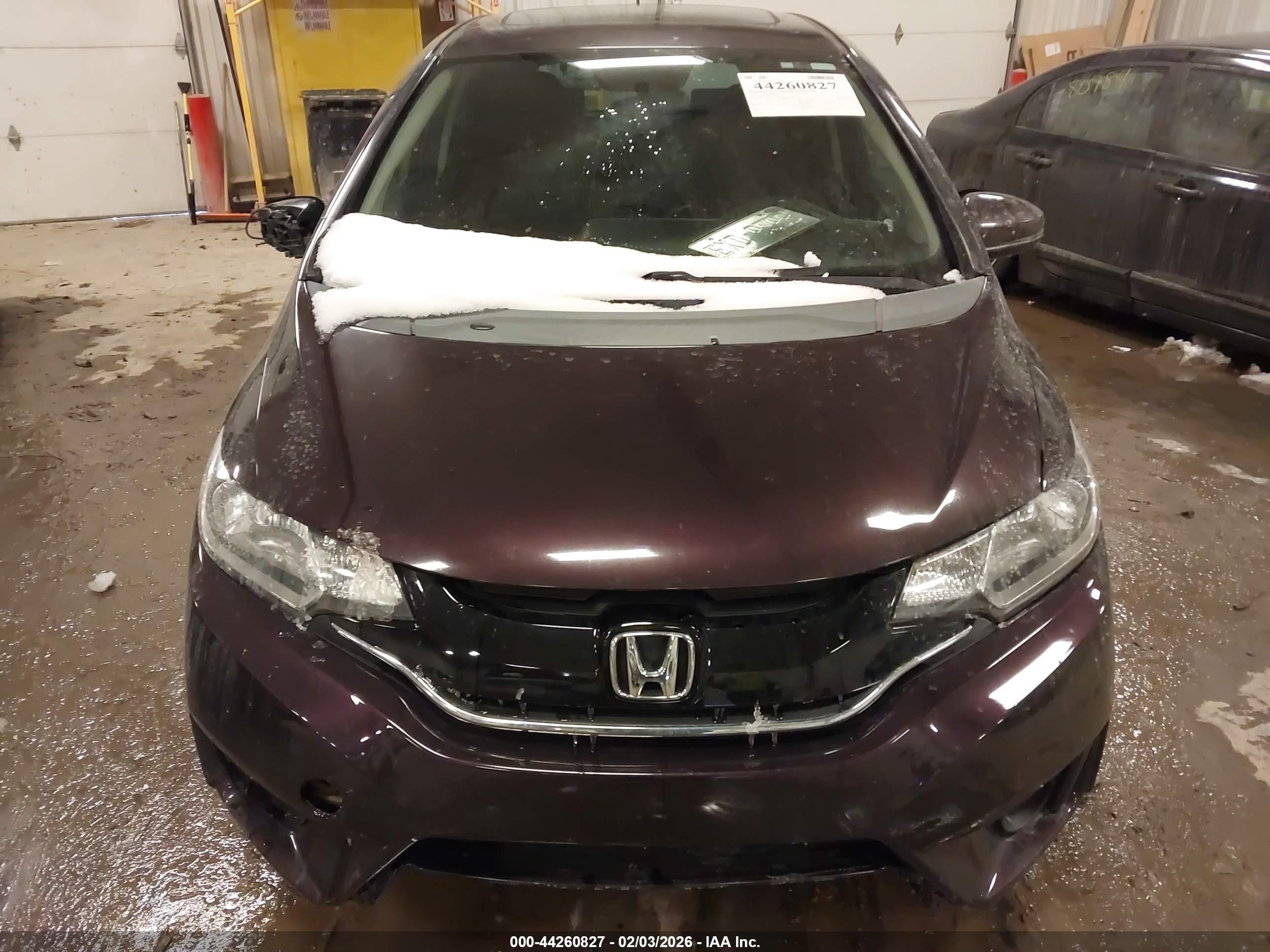 2015 Honda Fit Ex/ex-l Фиолетовый vin: 3HGGK5H80FM773560