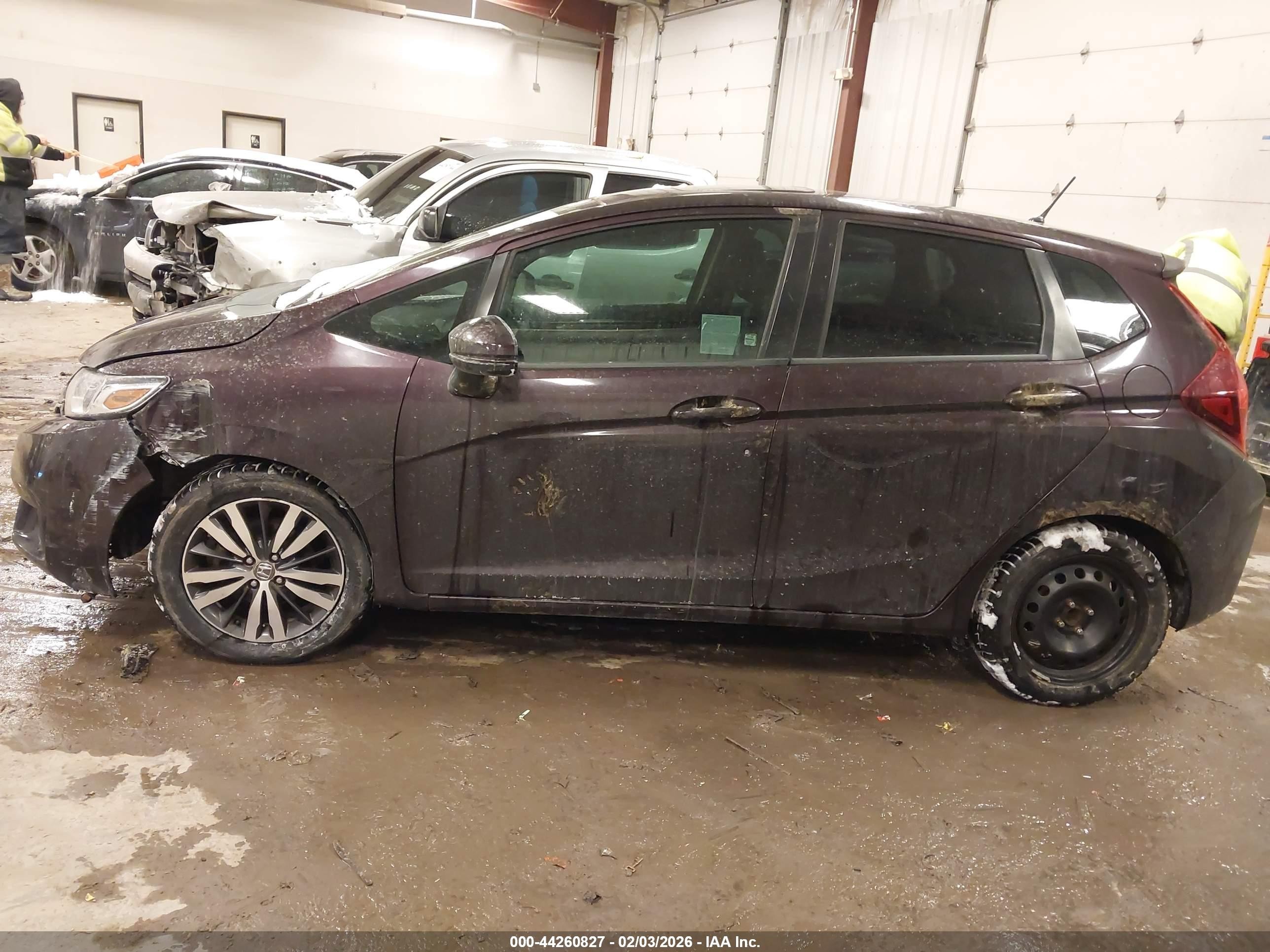 2015 Honda Fit Ex/ex-l Фиолетовый vin: 3HGGK5H80FM773560