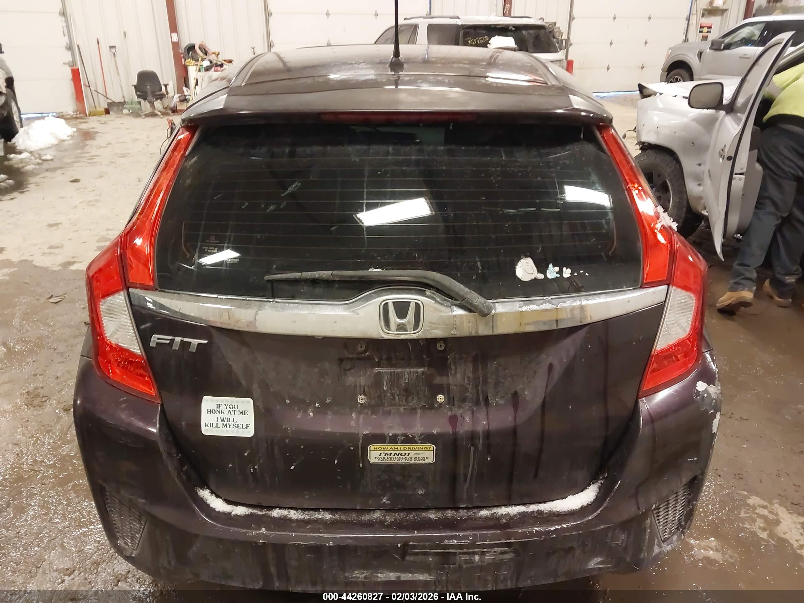 2015 Honda Fit Ex/ex-l Фиолетовый vin: 3HGGK5H80FM773560
