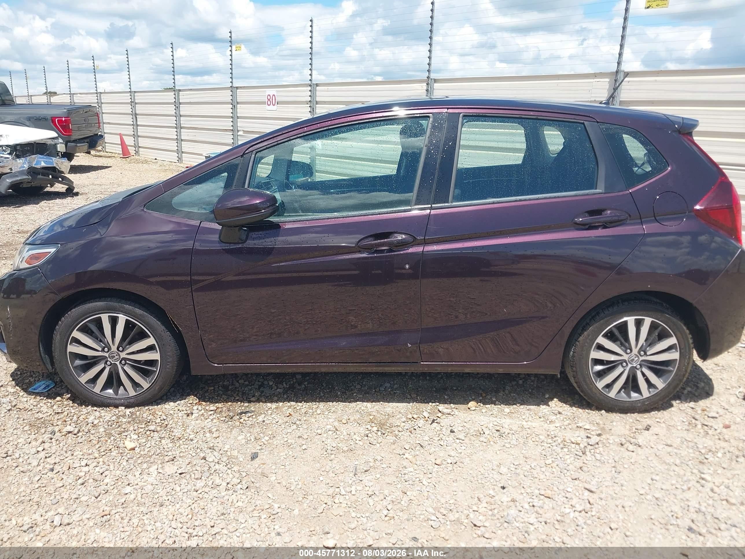 2015 Honda Fit Ex/ex-l Purple vin: 3HGGK5H80FM778418