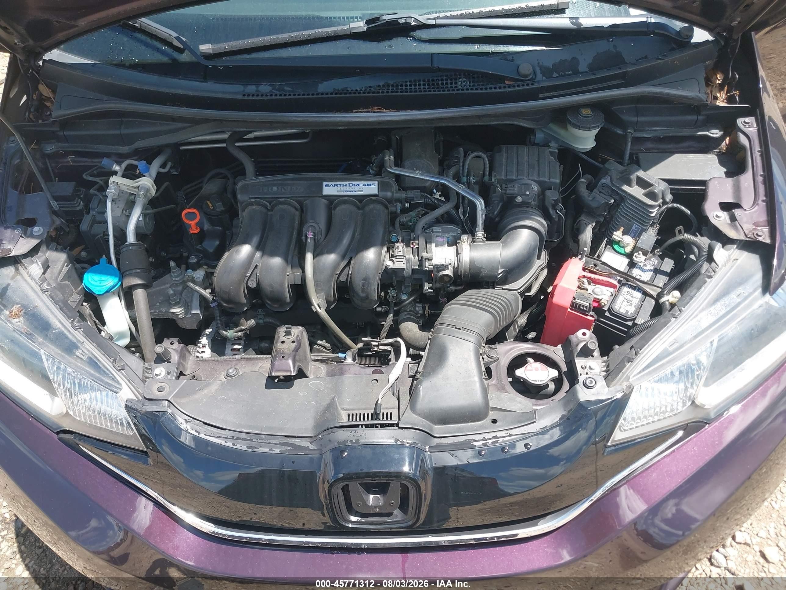 2015 Honda Fit Ex/ex-l Purple vin: 3HGGK5H80FM778418
