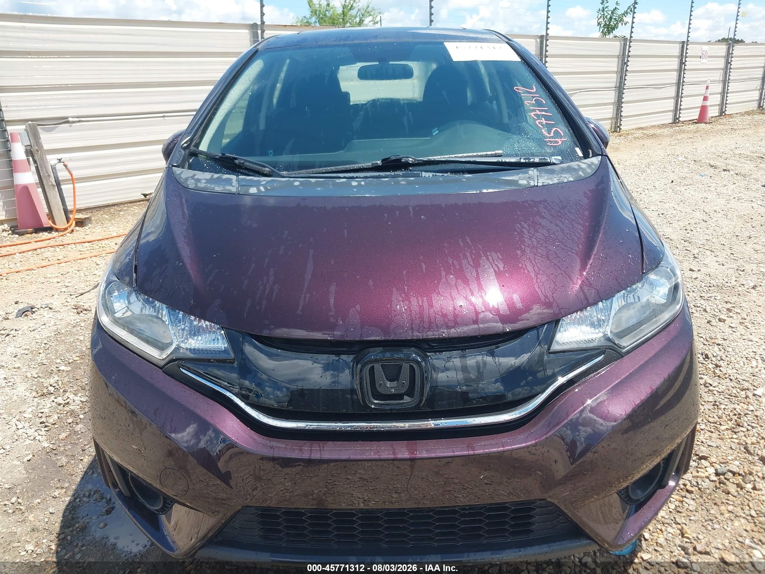 2015 Honda Fit Ex/ex-l Purple vin: 3HGGK5H80FM778418