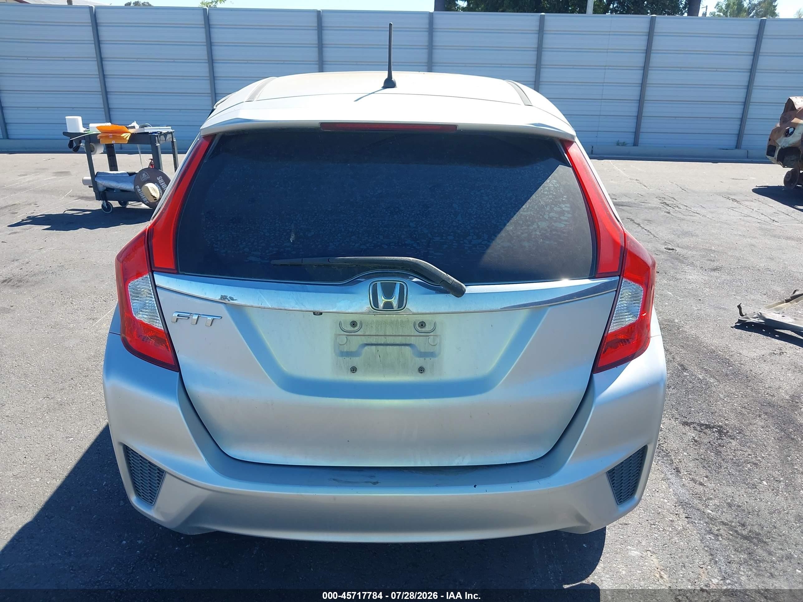 2015 Honda Fit Ex/ex-l Silver vin: 3HGGK5H80FM786213