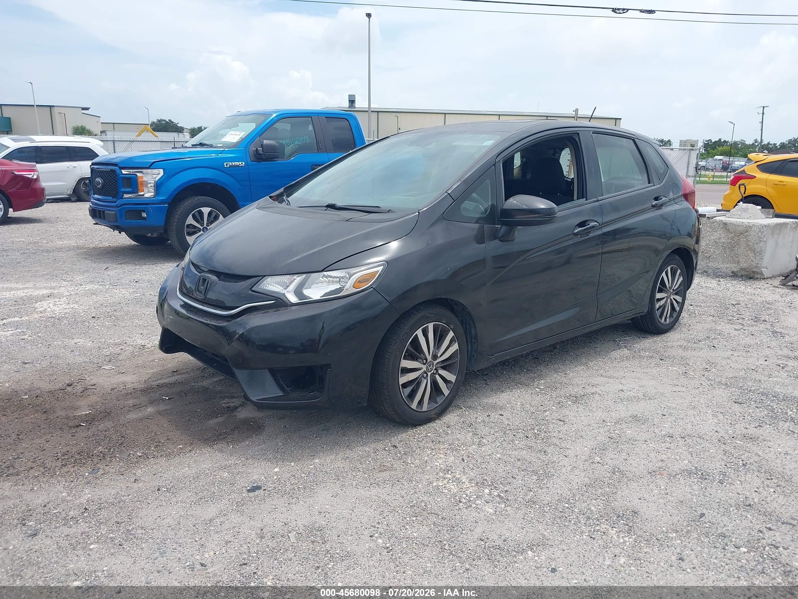 2015 Honda Fit Ex/ex-l Black vin: 3HGGK5H80FM786549