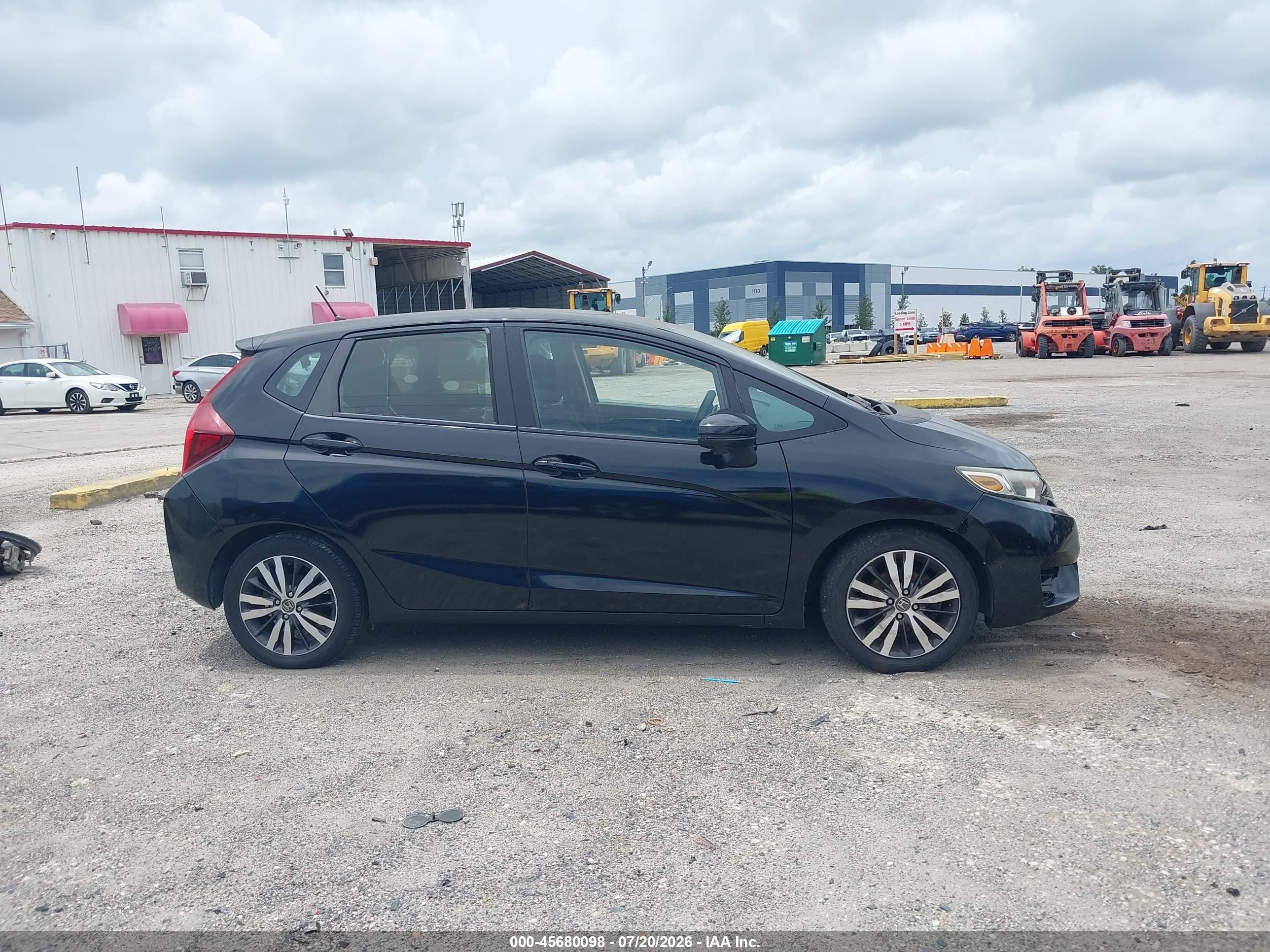 2015 Honda Fit Ex/ex-l Black vin: 3HGGK5H80FM786549