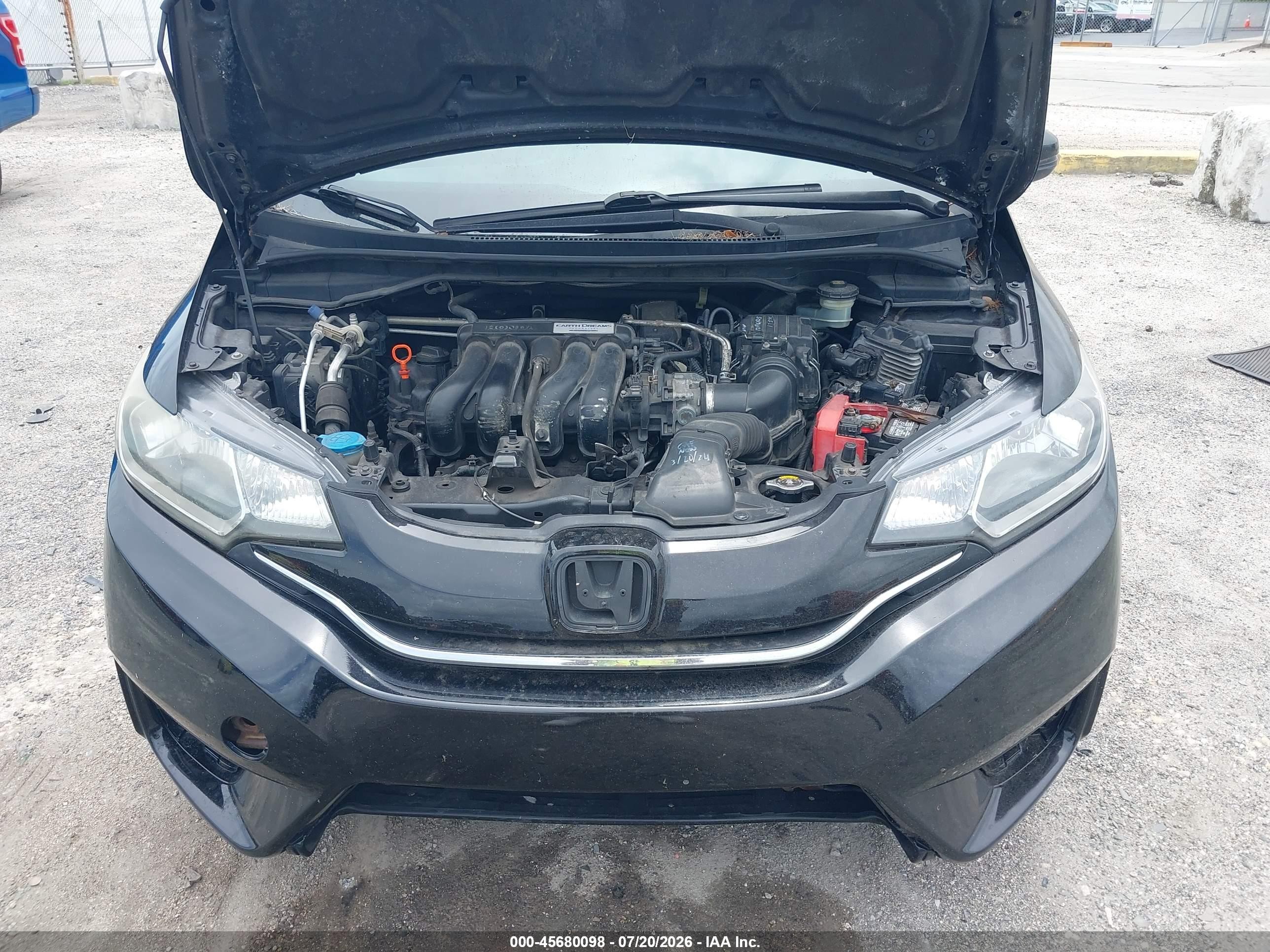 2015 Honda Fit Ex/ex-l Black vin: 3HGGK5H80FM786549