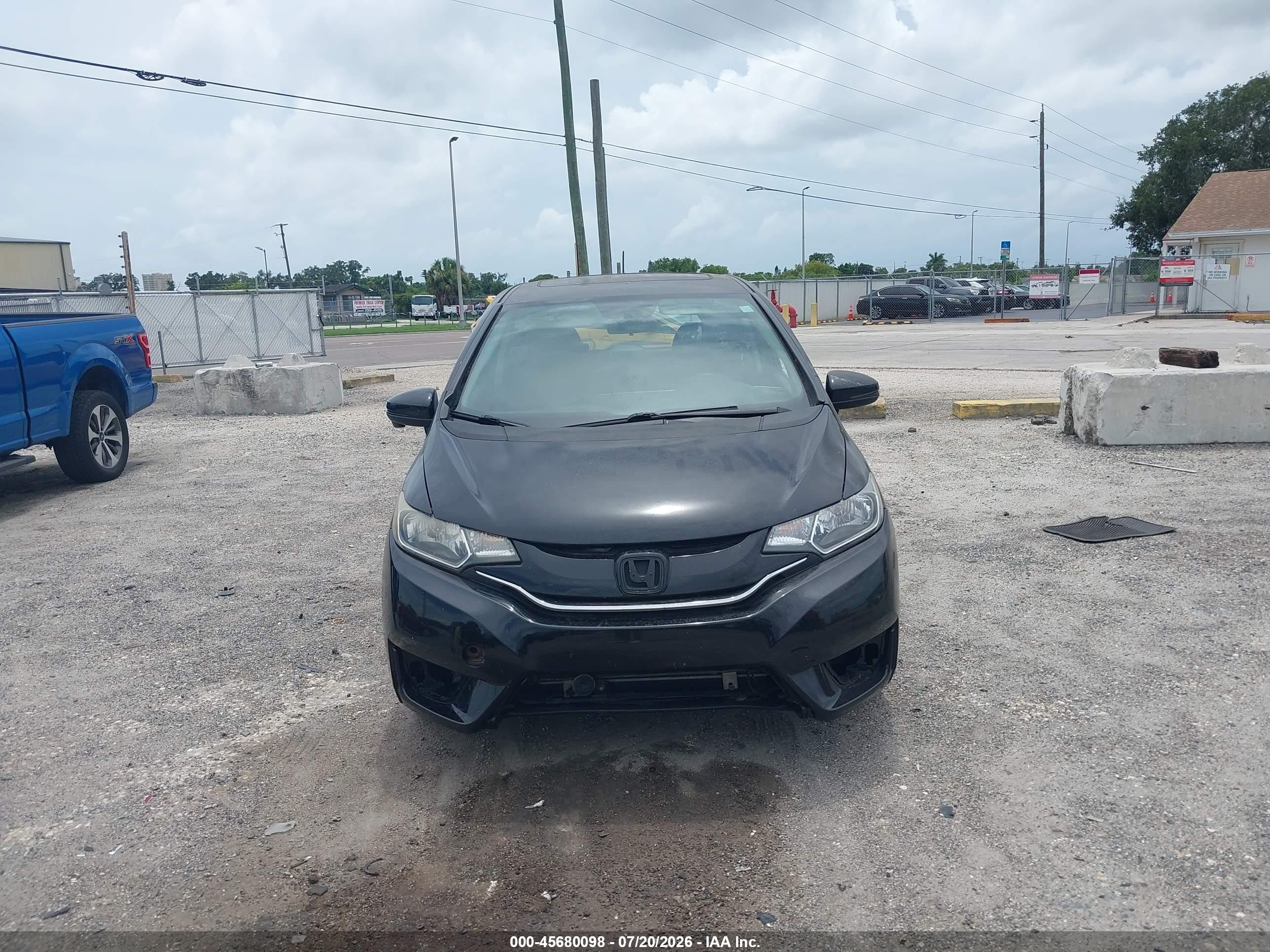 2015 Honda Fit Ex/ex-l Black vin: 3HGGK5H80FM786549