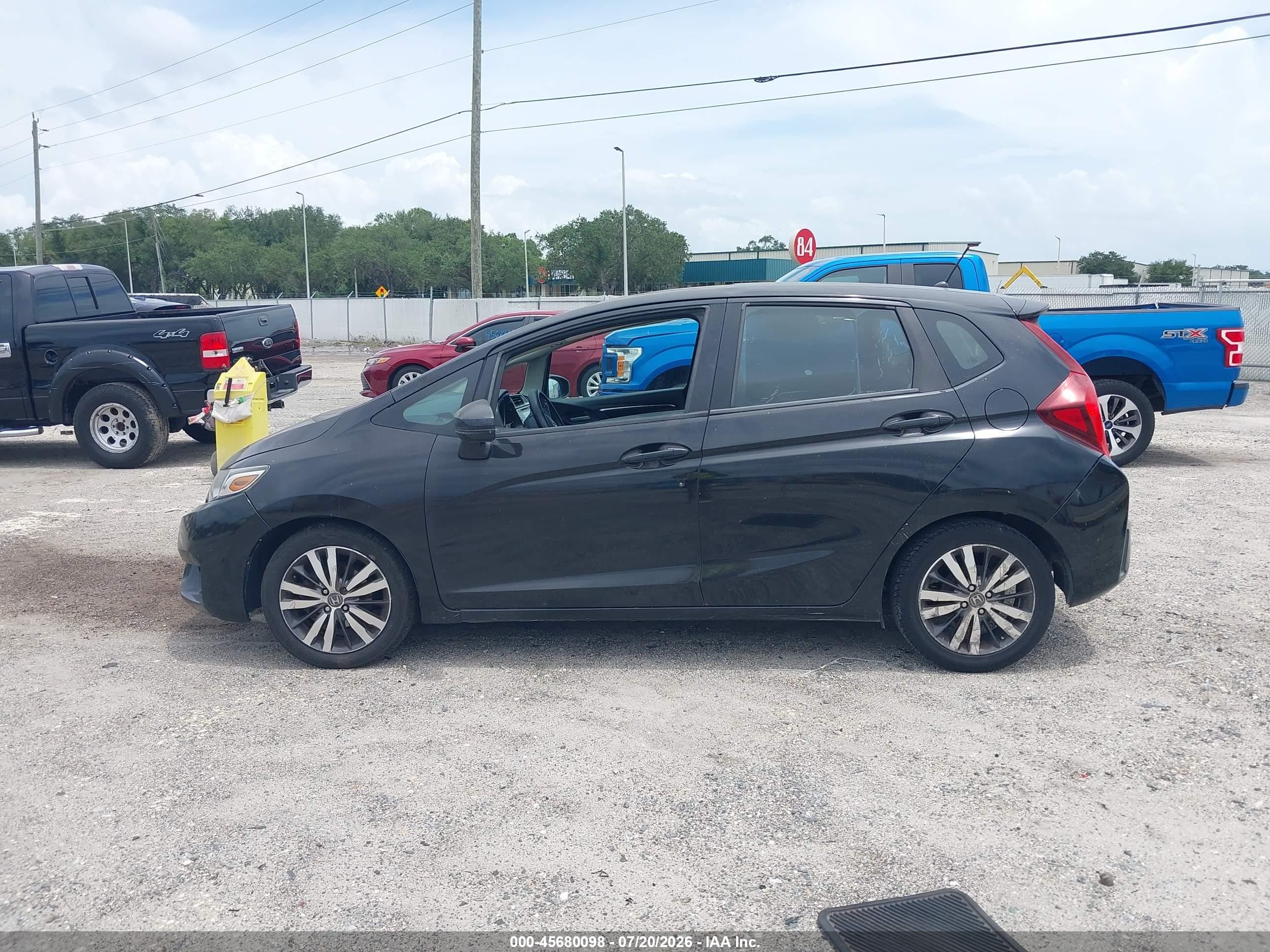2015 Honda Fit Ex/ex-l Black vin: 3HGGK5H80FM786549