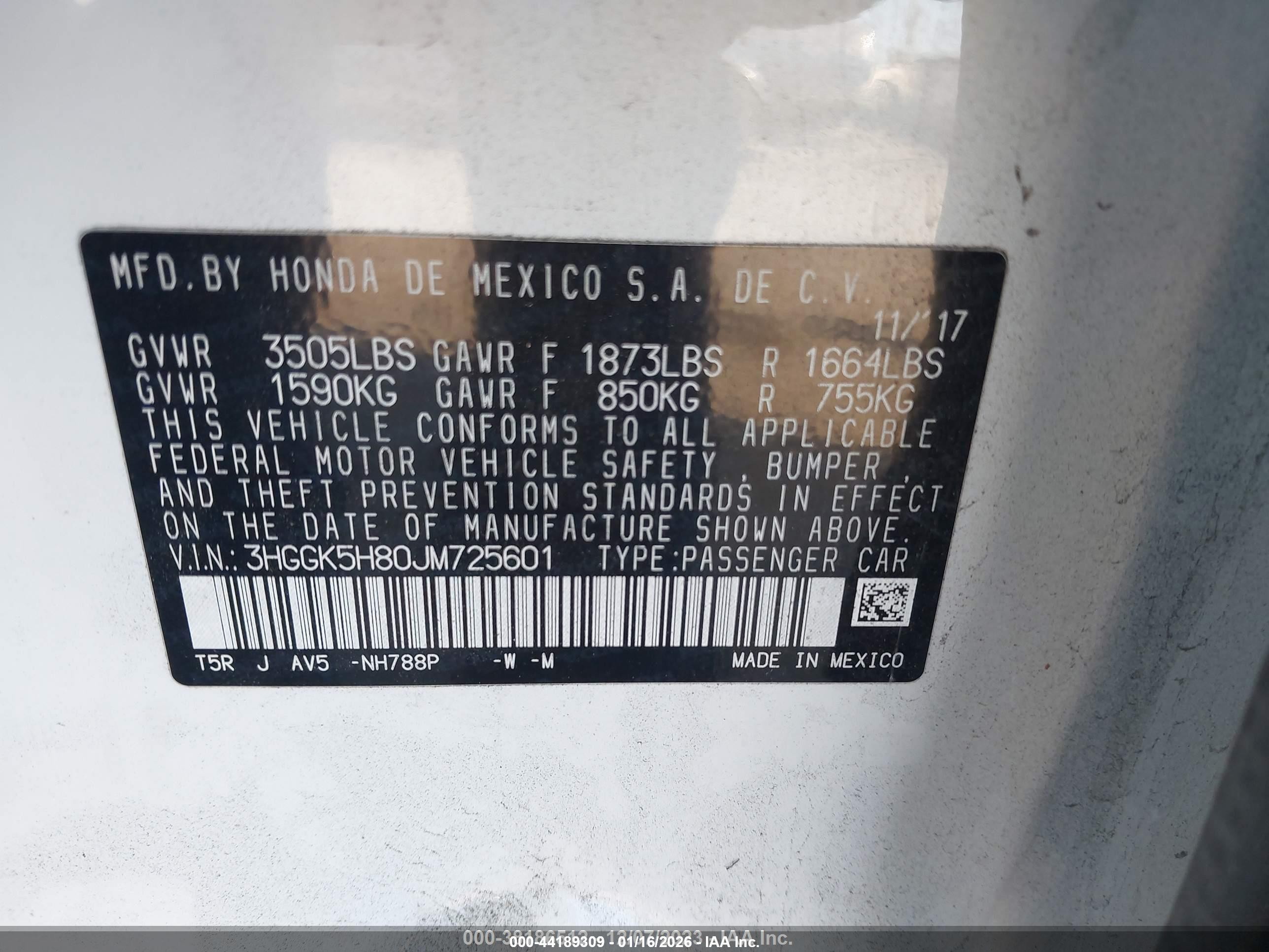 2018 Honda Fit Ex White vin: 3HGGK5H80JM725601