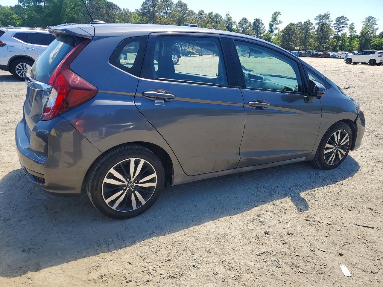 2019 Honda Fit Ex Серый vin: 3HGGK5H80KM753450