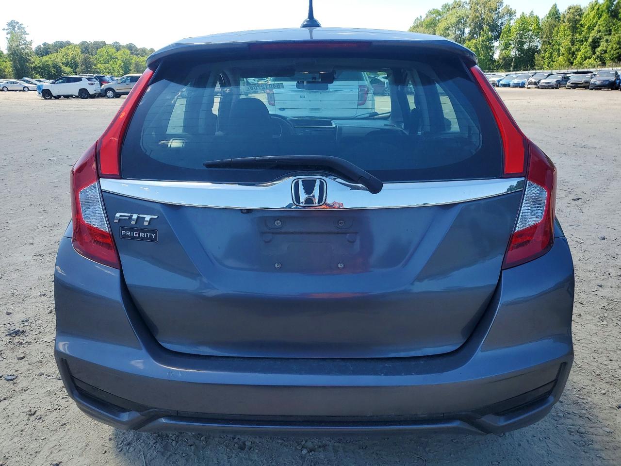 2019 Honda Fit Ex Серый vin: 3HGGK5H80KM753450