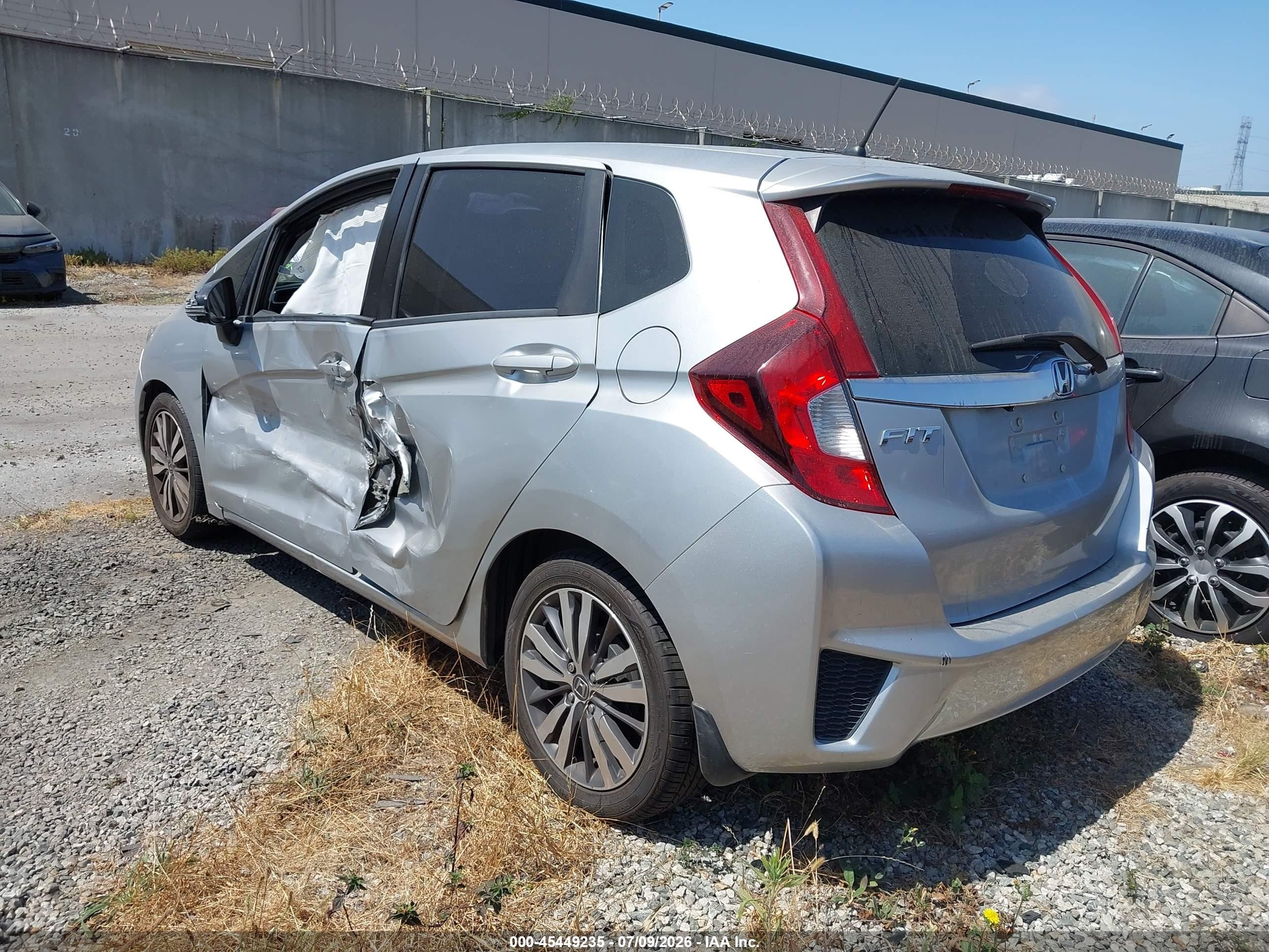 2015 Honda Fit Ex/ex-l Silver vin: 3HGGK5H81FM702030