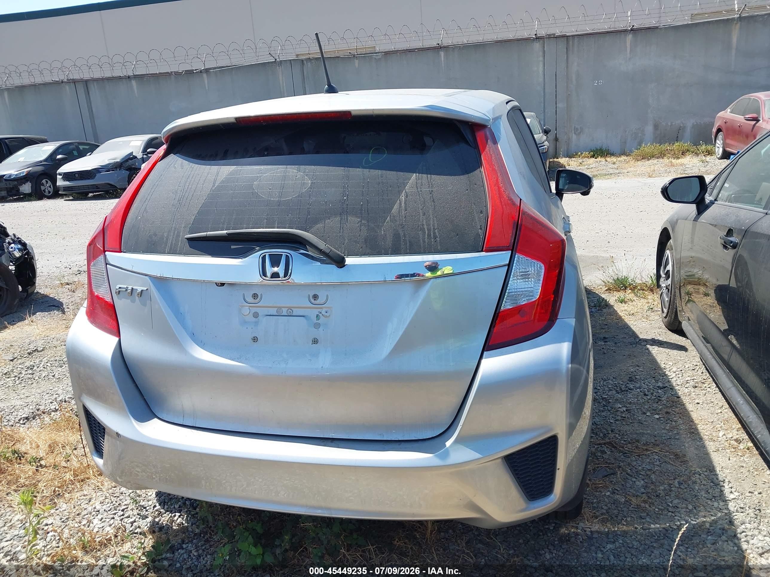 2015 Honda Fit Ex/ex-l Silver vin: 3HGGK5H81FM702030