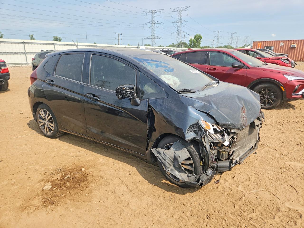 2015 Honda Fit Ex Black vin: 3HGGK5H81FM704781
