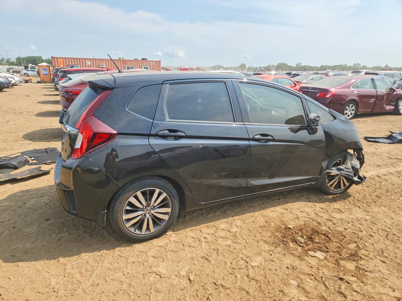 2015 Honda Fit Ex Black vin: 3HGGK5H81FM704781