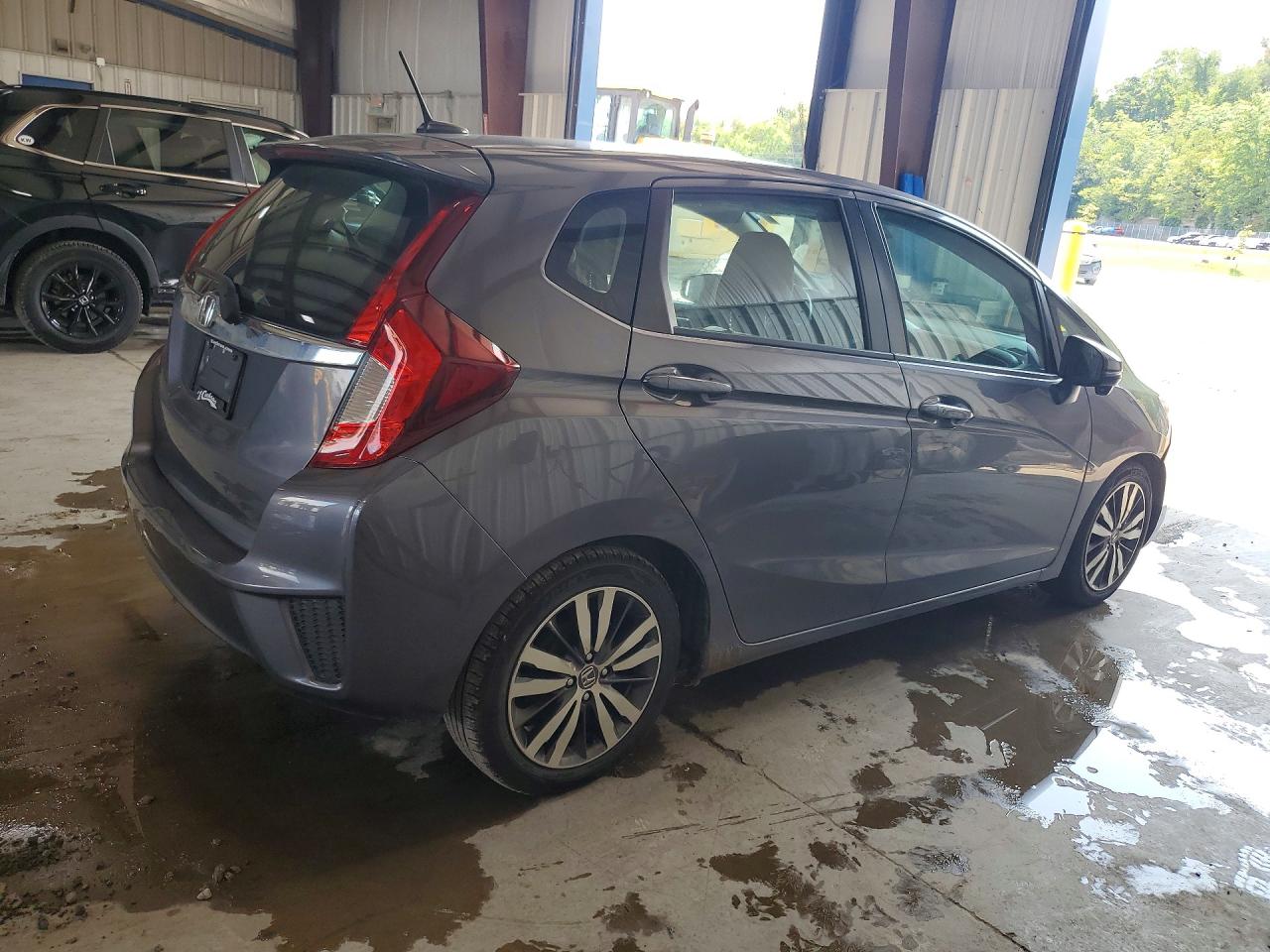 2015 Honda Fit Ex Gray vin: 3HGGK5H81FM708748