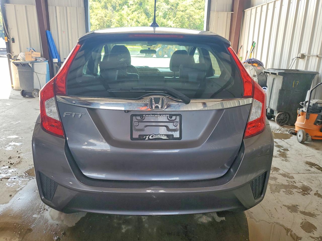 2015 Honda Fit Ex Gray vin: 3HGGK5H81FM708748