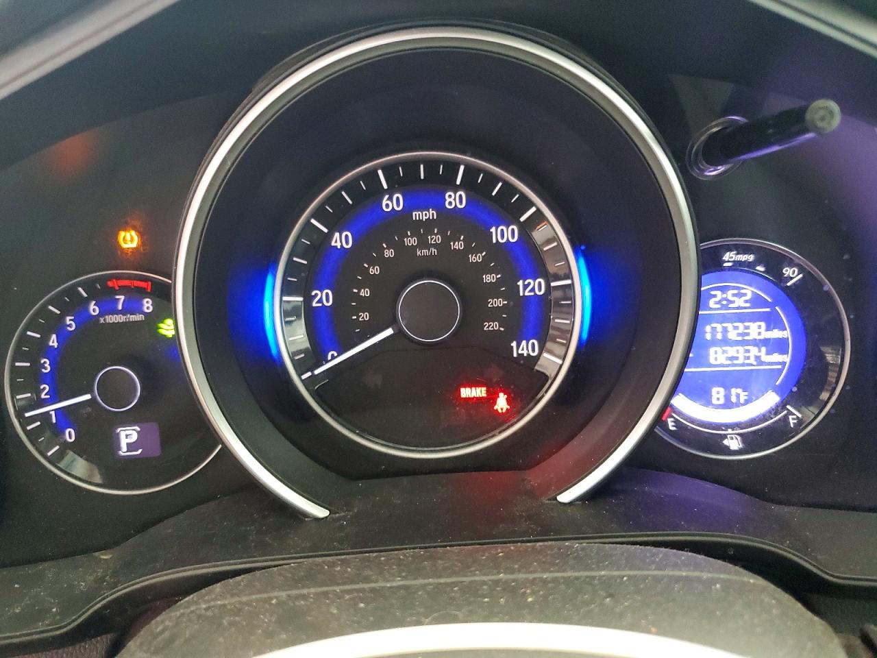 2015 Honda Fit Ex Gray vin: 3HGGK5H81FM708748