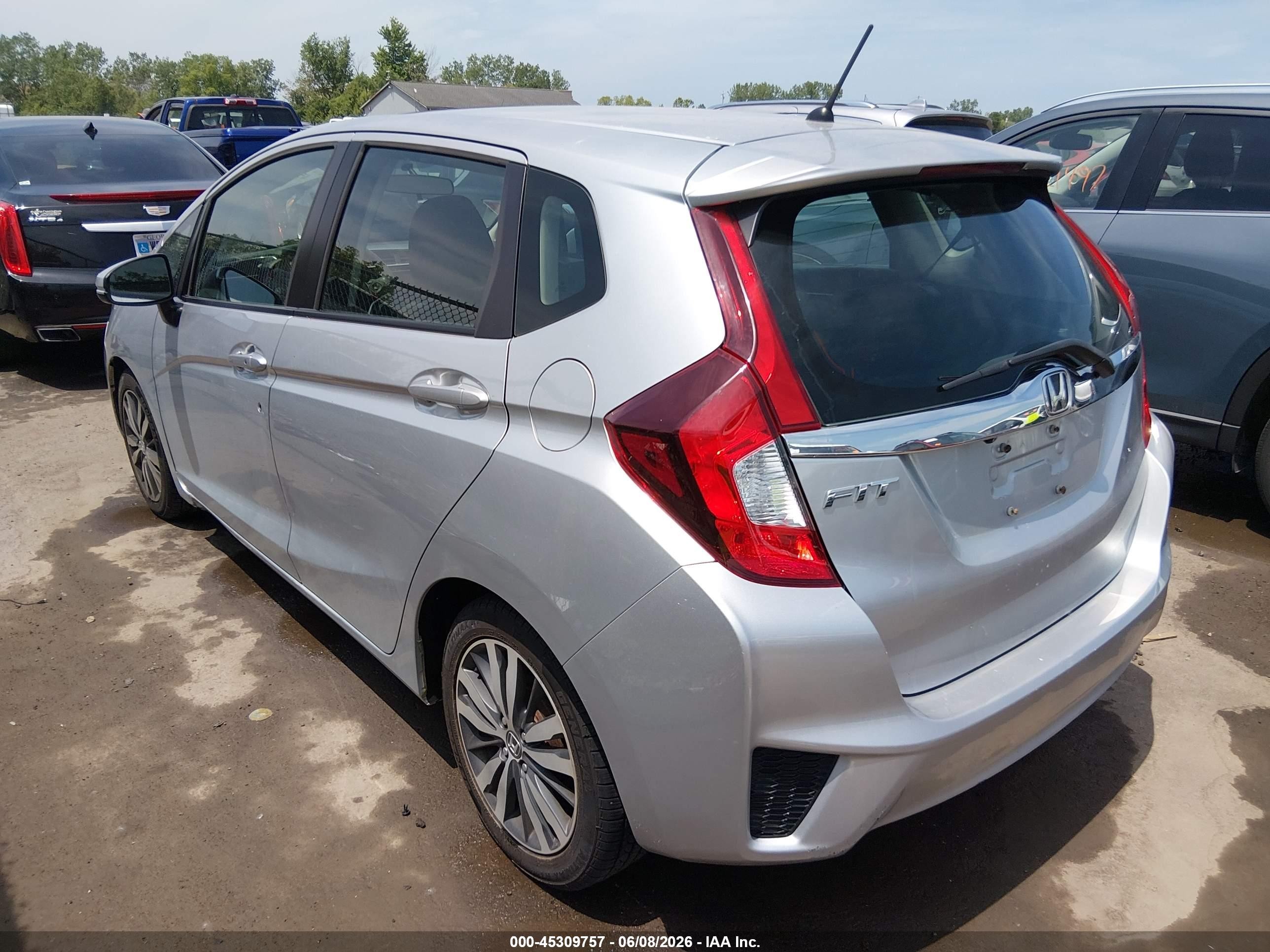 2015 Honda Fit Ex/ex-l Silver vin: 3HGGK5H81FM708863