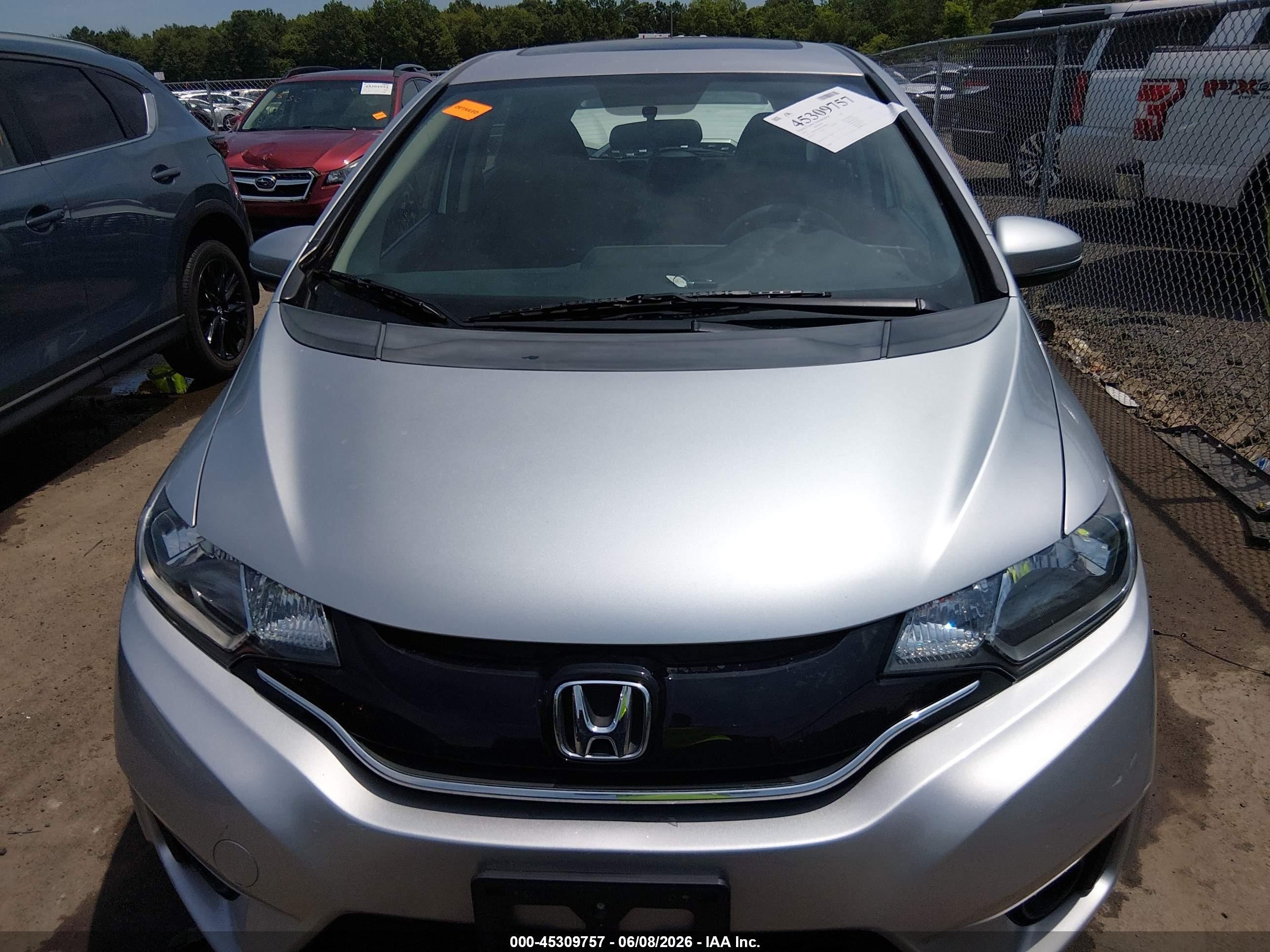 2015 Honda Fit Ex/ex-l Silver vin: 3HGGK5H81FM708863
