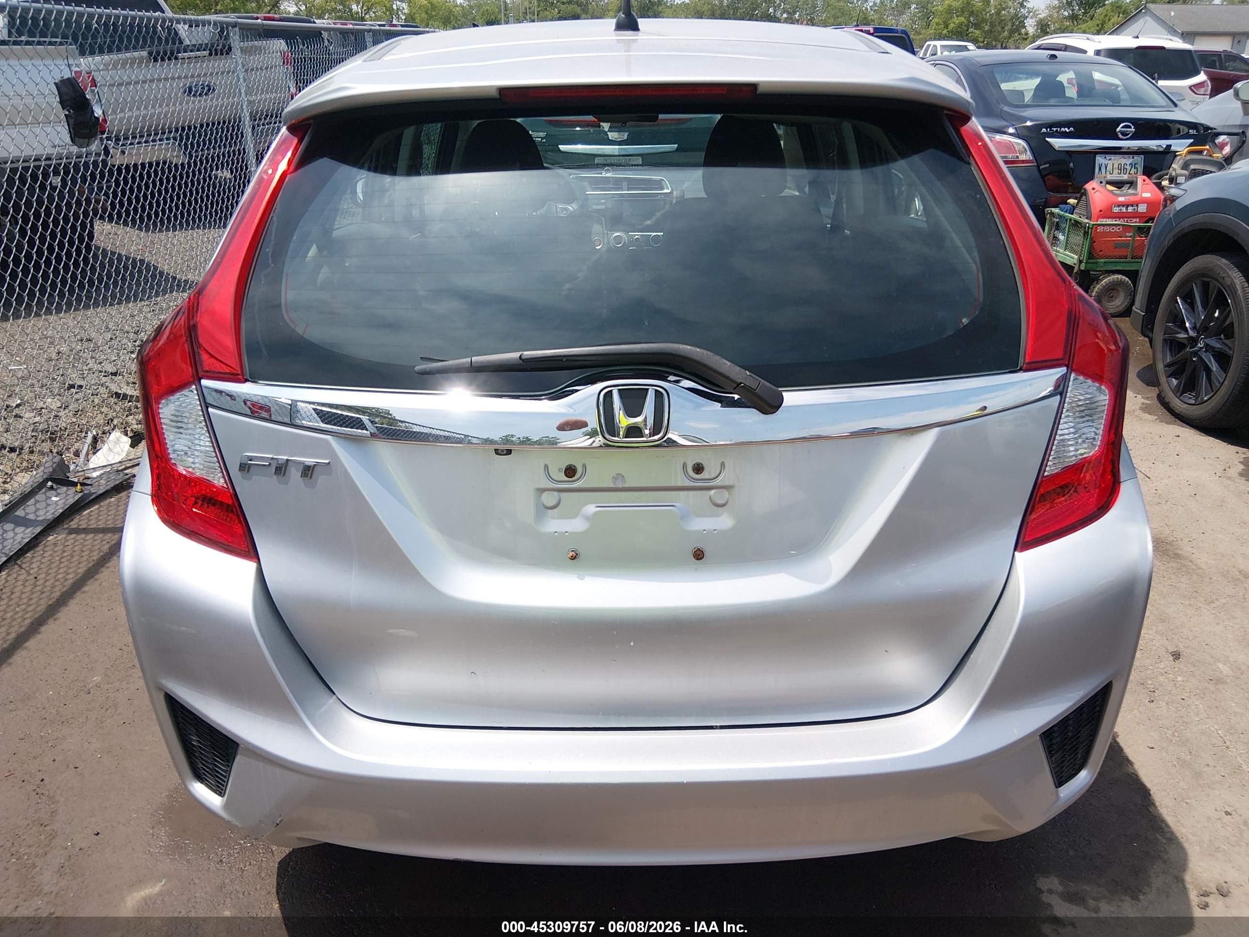 2015 Honda Fit Ex/ex-l Silver vin: 3HGGK5H81FM708863