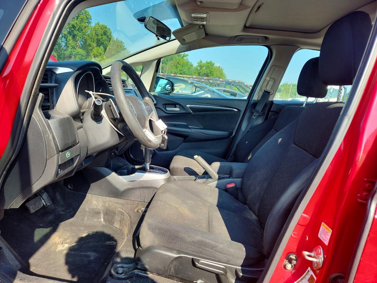 2015 Honda Fit Ex Red vin: 3HGGK5H81FM711388