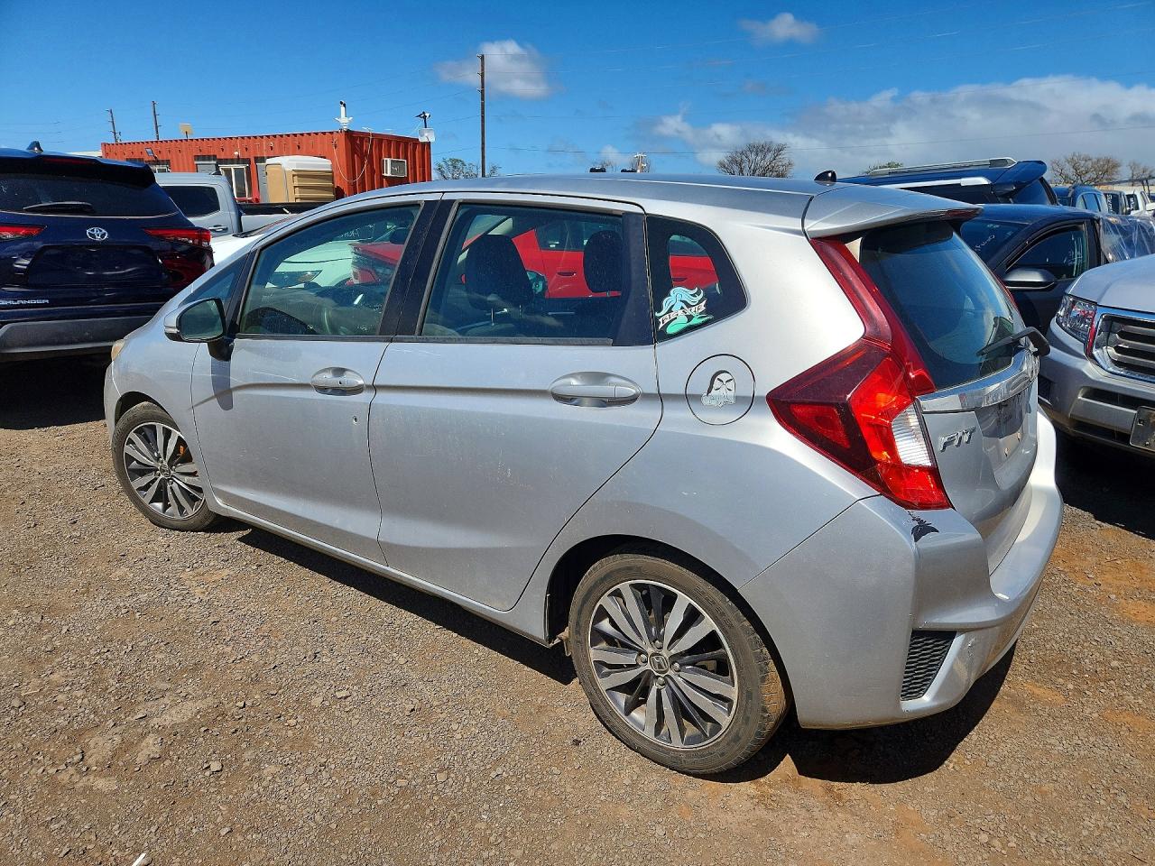 2015 Honda Fit Ex Silver vin: 3HGGK5H81FM716140