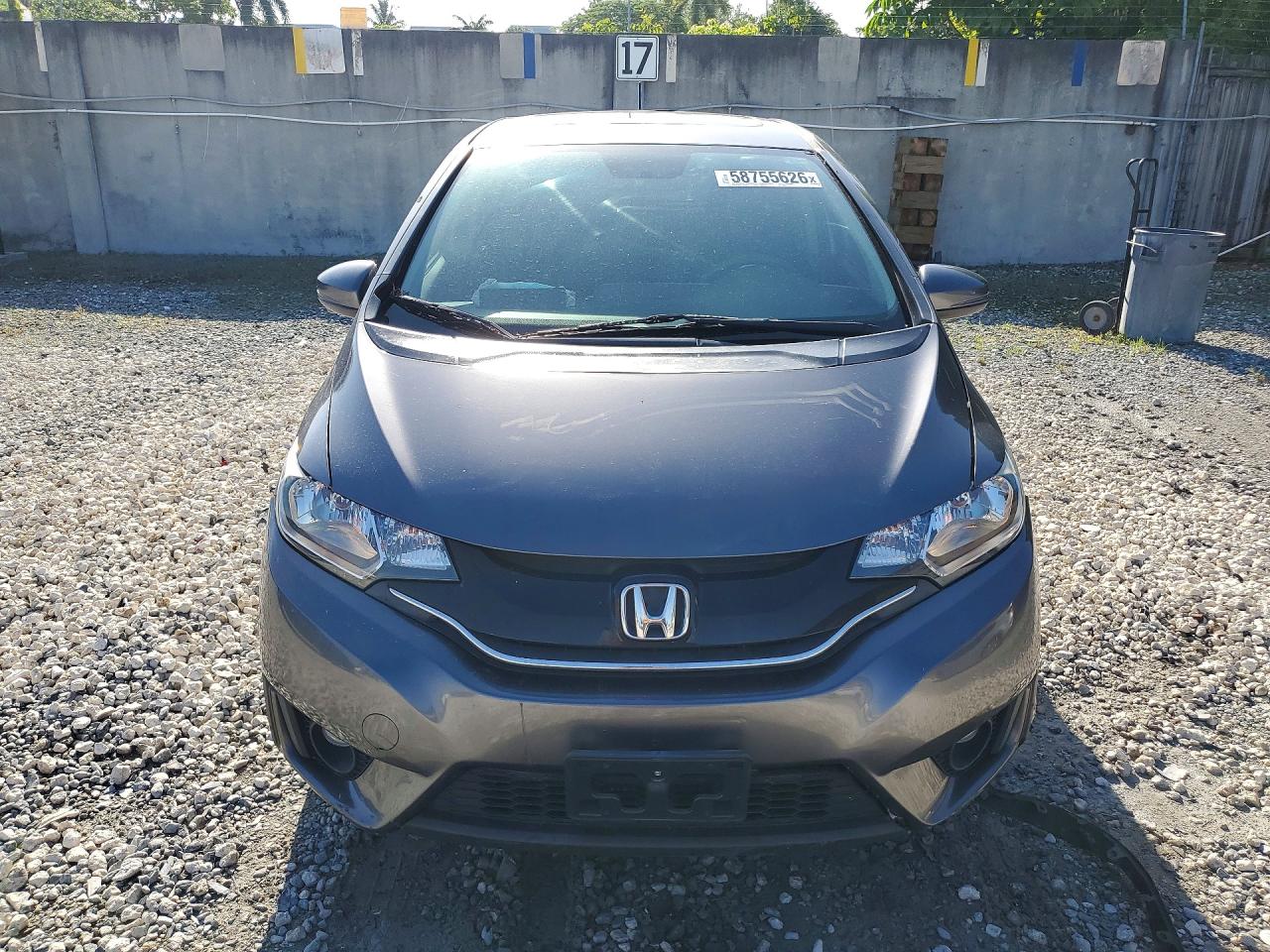 2015 Honda Fit Ex Gray vin: 3HGGK5H81FM724724