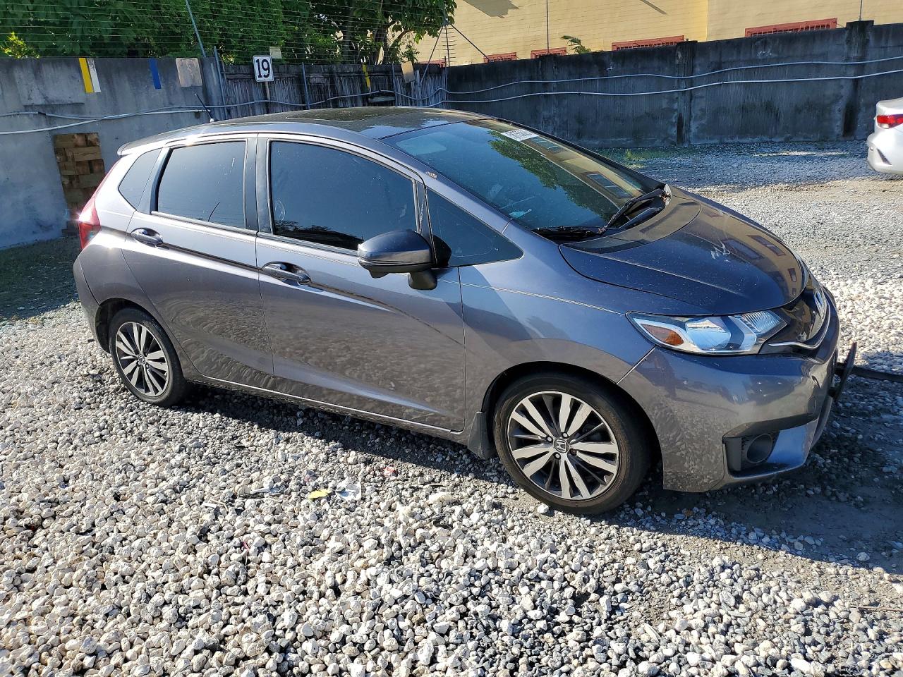 2015 Honda Fit Ex Gray vin: 3HGGK5H81FM724724