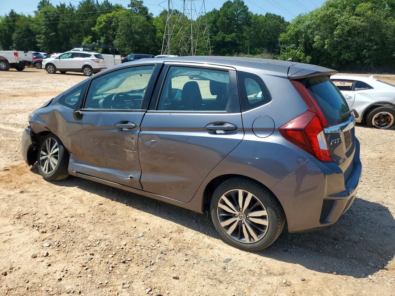 2015 Honda Fit Ex Gray vin: 3HGGK5H81FM733763