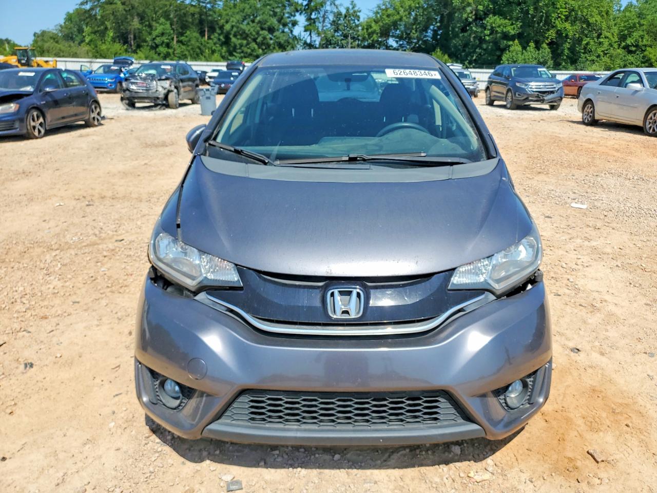 2015 Honda Fit Ex Gray vin: 3HGGK5H81FM733763