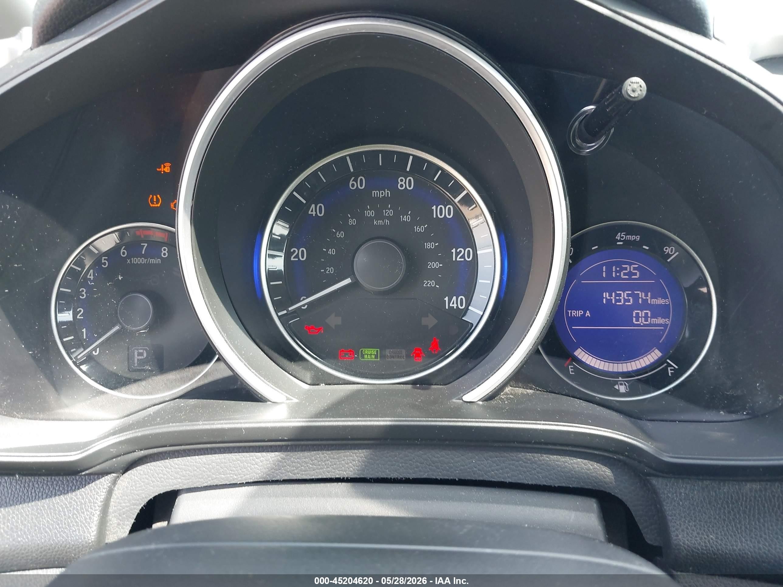 2015 Honda Fit Ex/ex-l Blue vin: 3HGGK5H81FM738249
