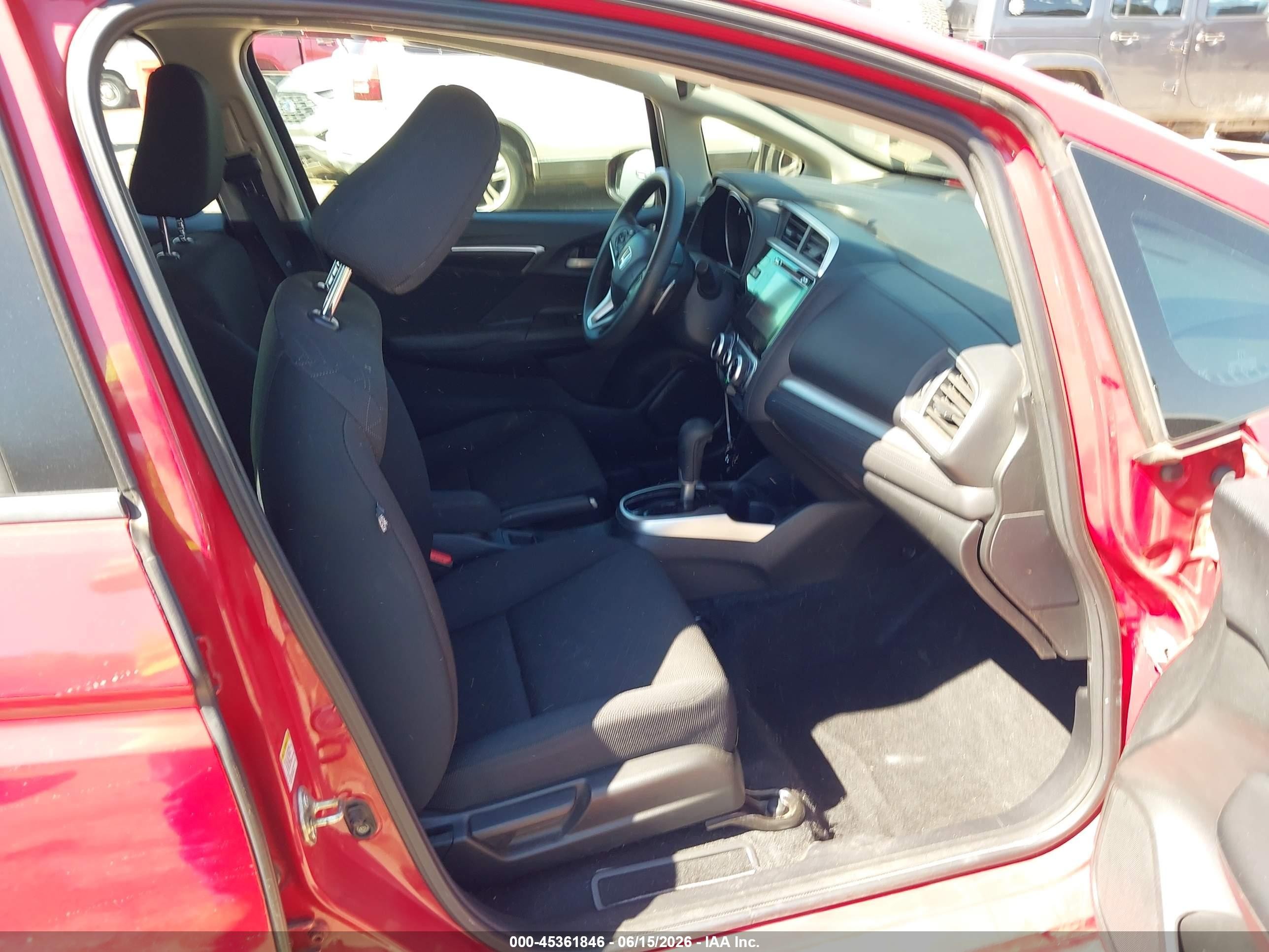 2015 Honda Fit Ex/ex-l Red vin: 3HGGK5H81FM748764