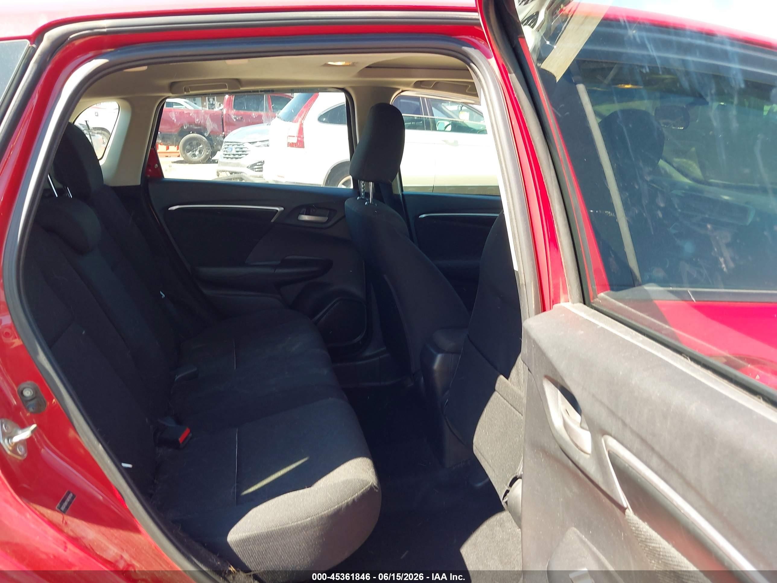 2015 Honda Fit Ex/ex-l Red vin: 3HGGK5H81FM748764