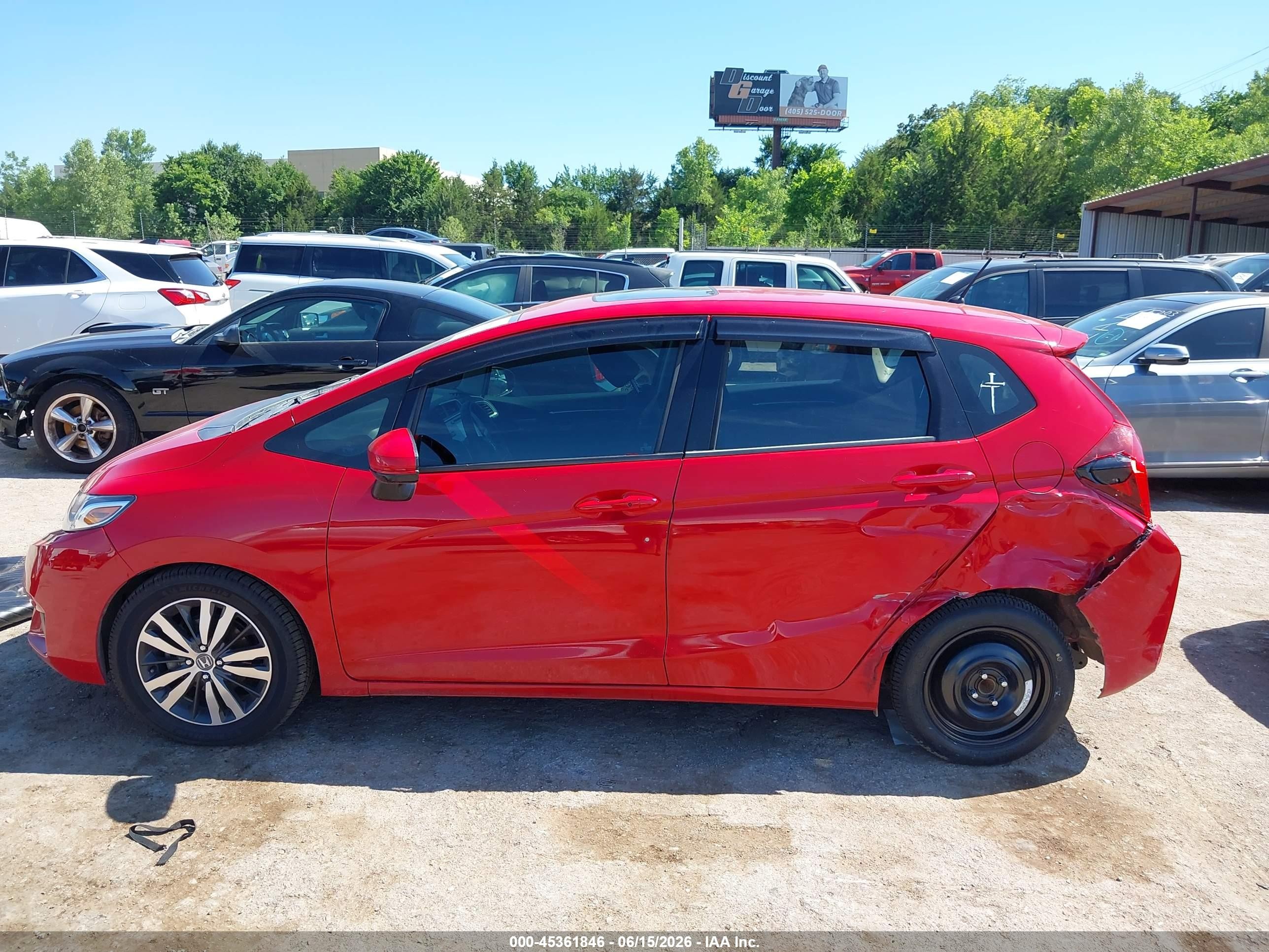 2015 Honda Fit Ex/ex-l Red vin: 3HGGK5H81FM748764