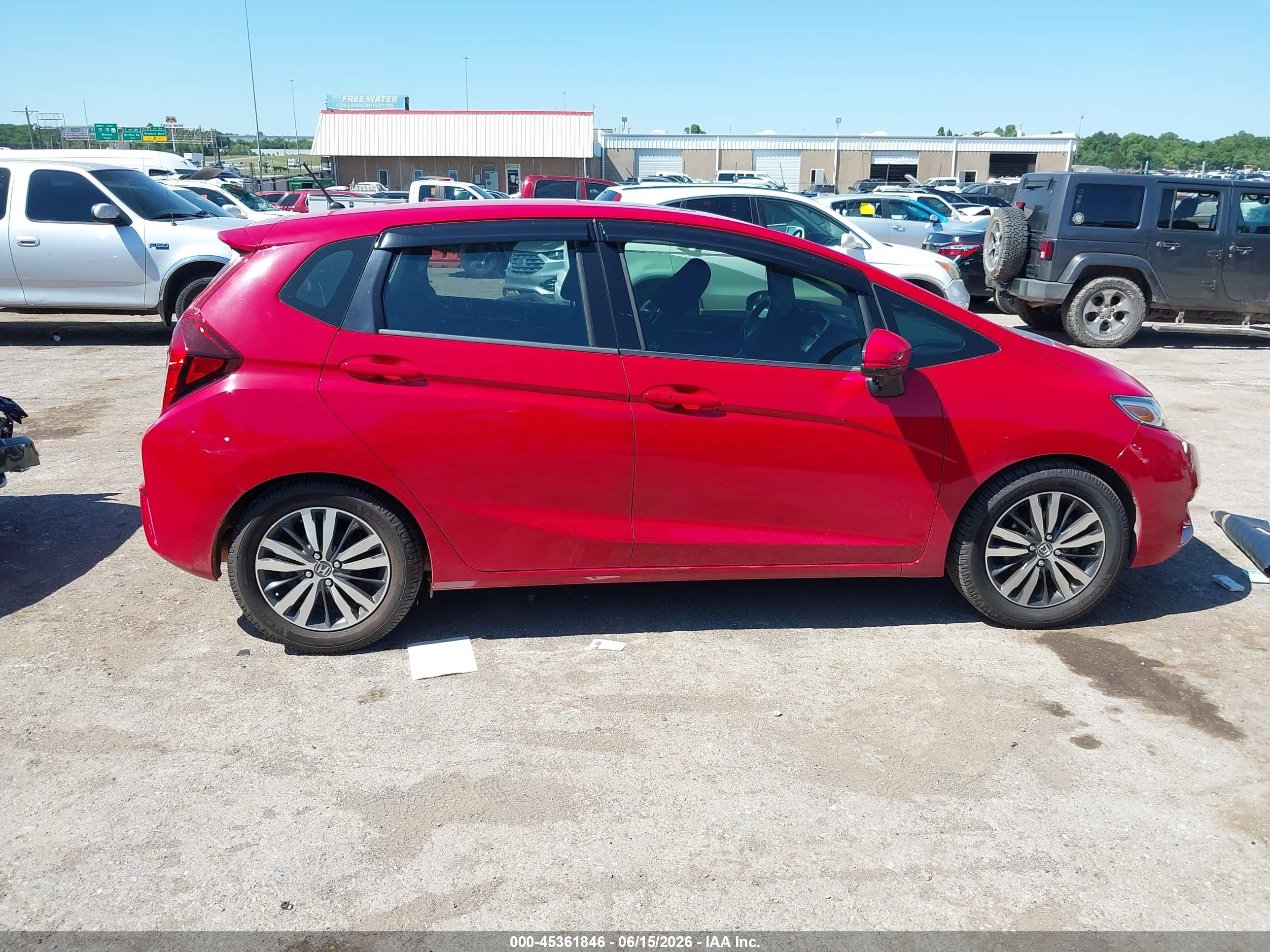 2015 Honda Fit Ex/ex-l Red vin: 3HGGK5H81FM748764