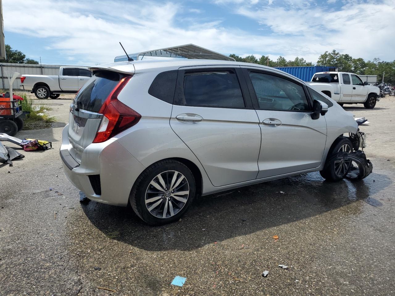 2015 Honda Fit Ex Серебряный vin: 3HGGK5H81FM761062