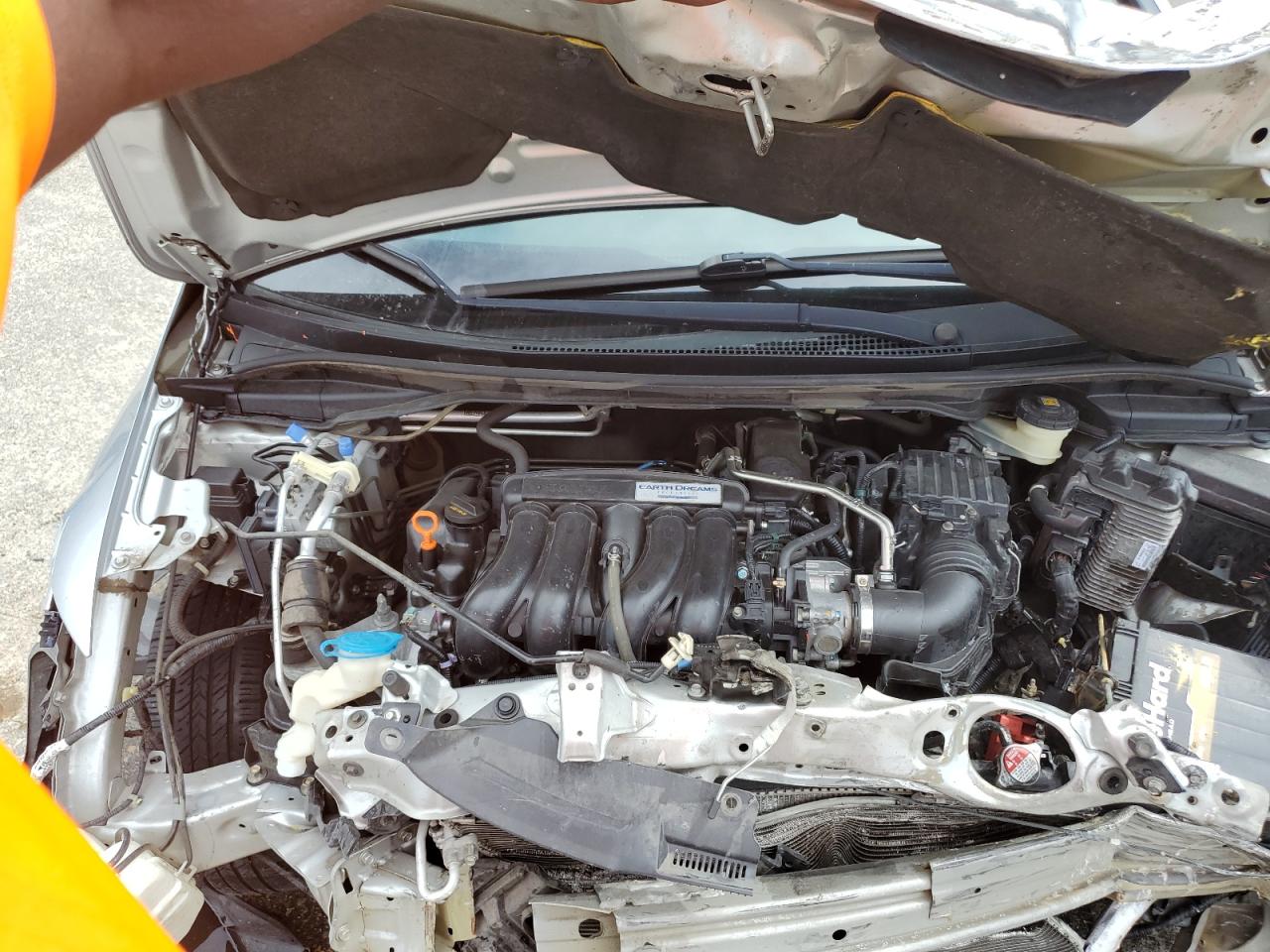 2015 Honda Fit Ex Серебряный vin: 3HGGK5H81FM761062