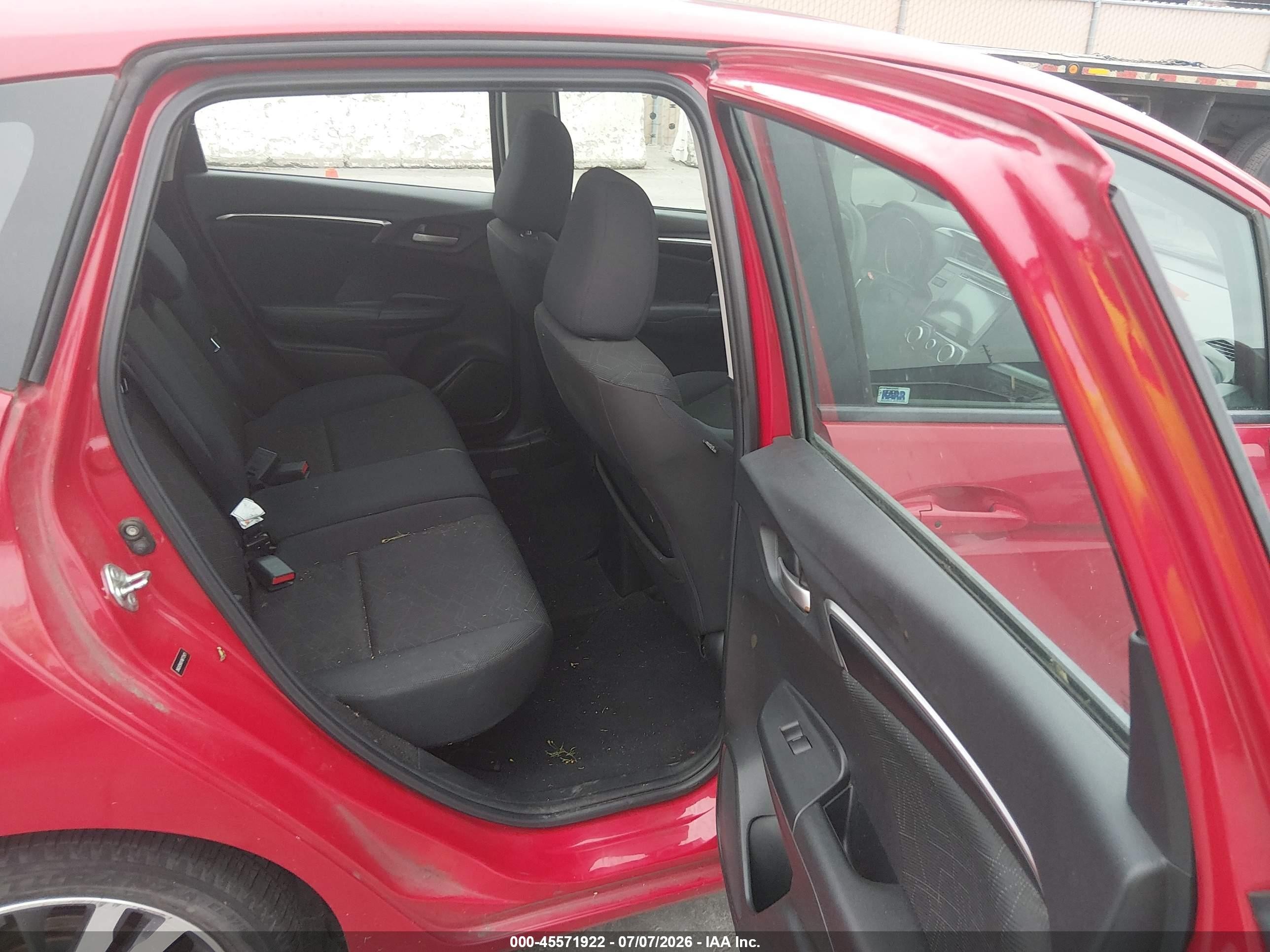 2015 Honda Fit Ex/ex-l Red vin: 3HGGK5H81FM773471