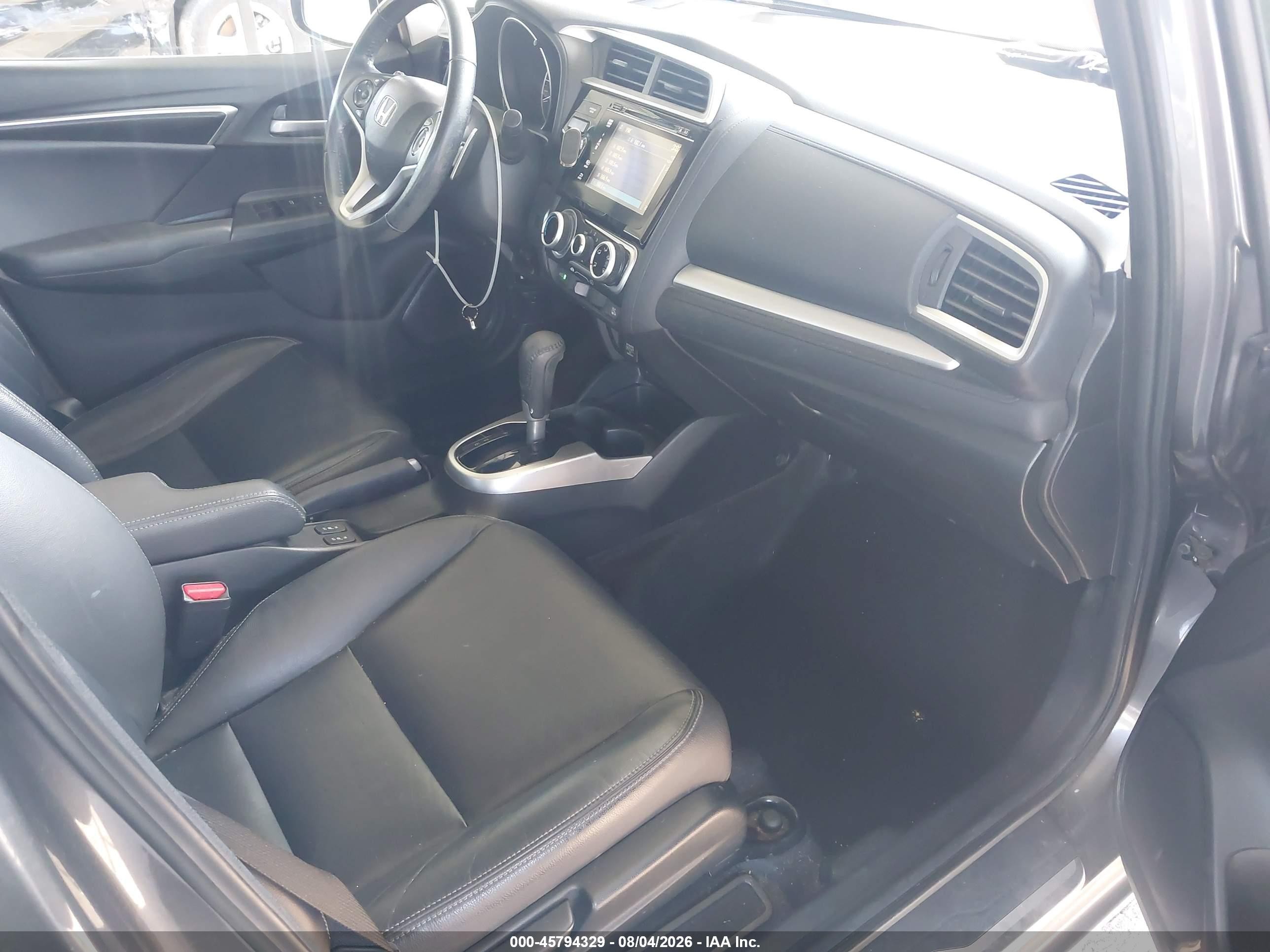 2015 Honda Fit Ex/ex-l Gray vin: 3HGGK5H81FM778654