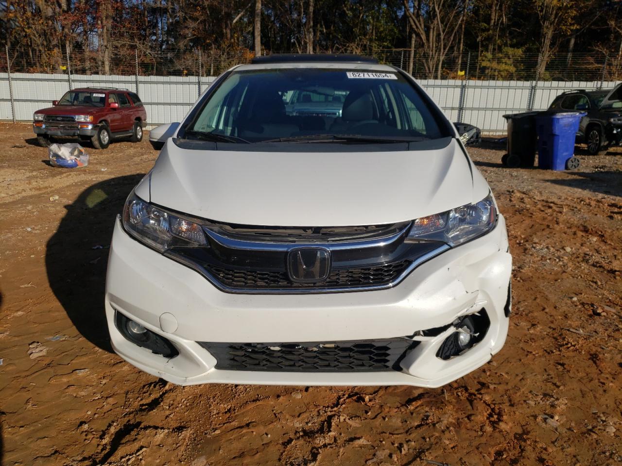 2018 Honda Fit Ex White vin: 3HGGK5H81JM736218