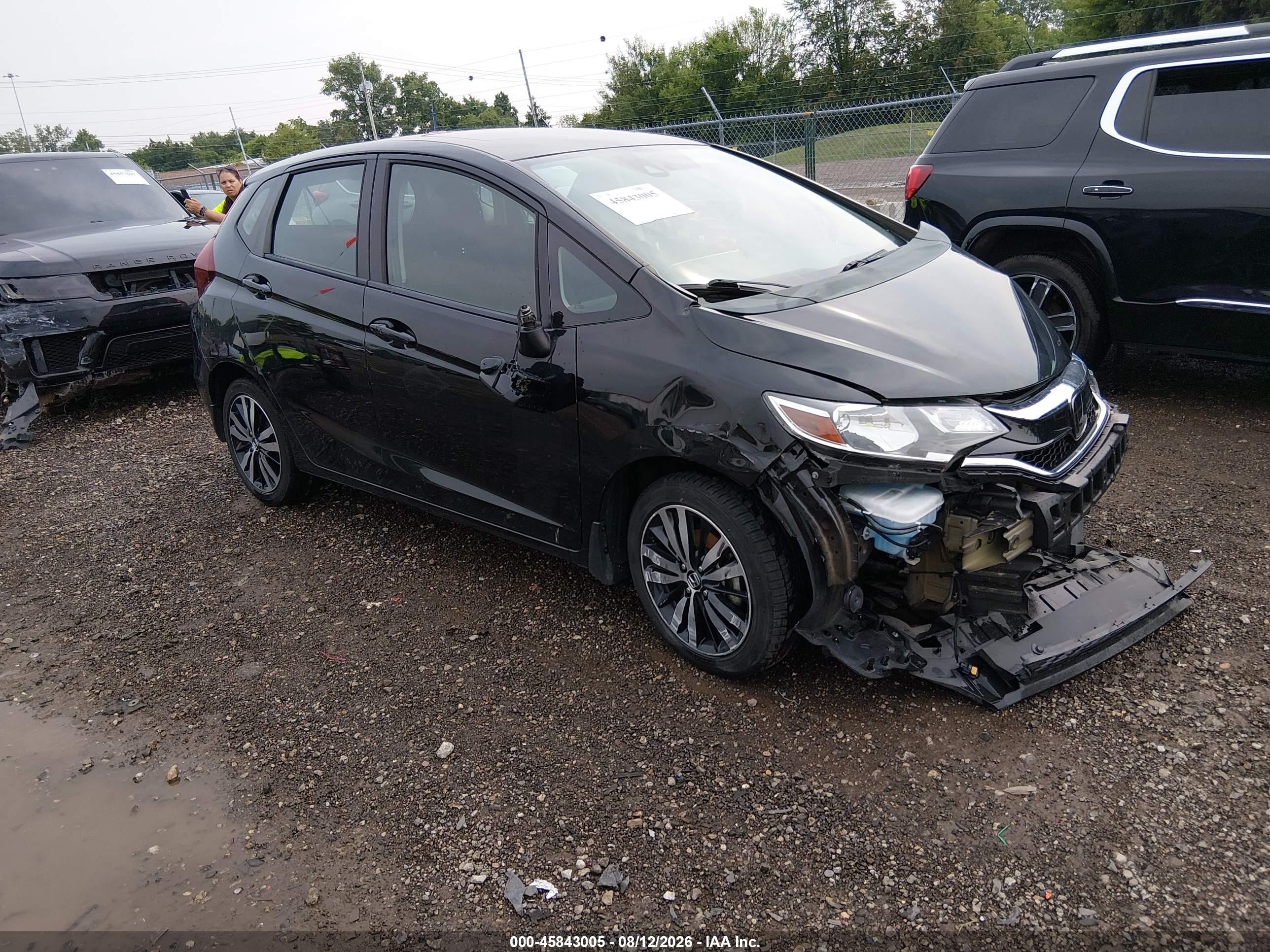 2019 Honda Fit Ex Black vin: 3HGGK5H81KM748824