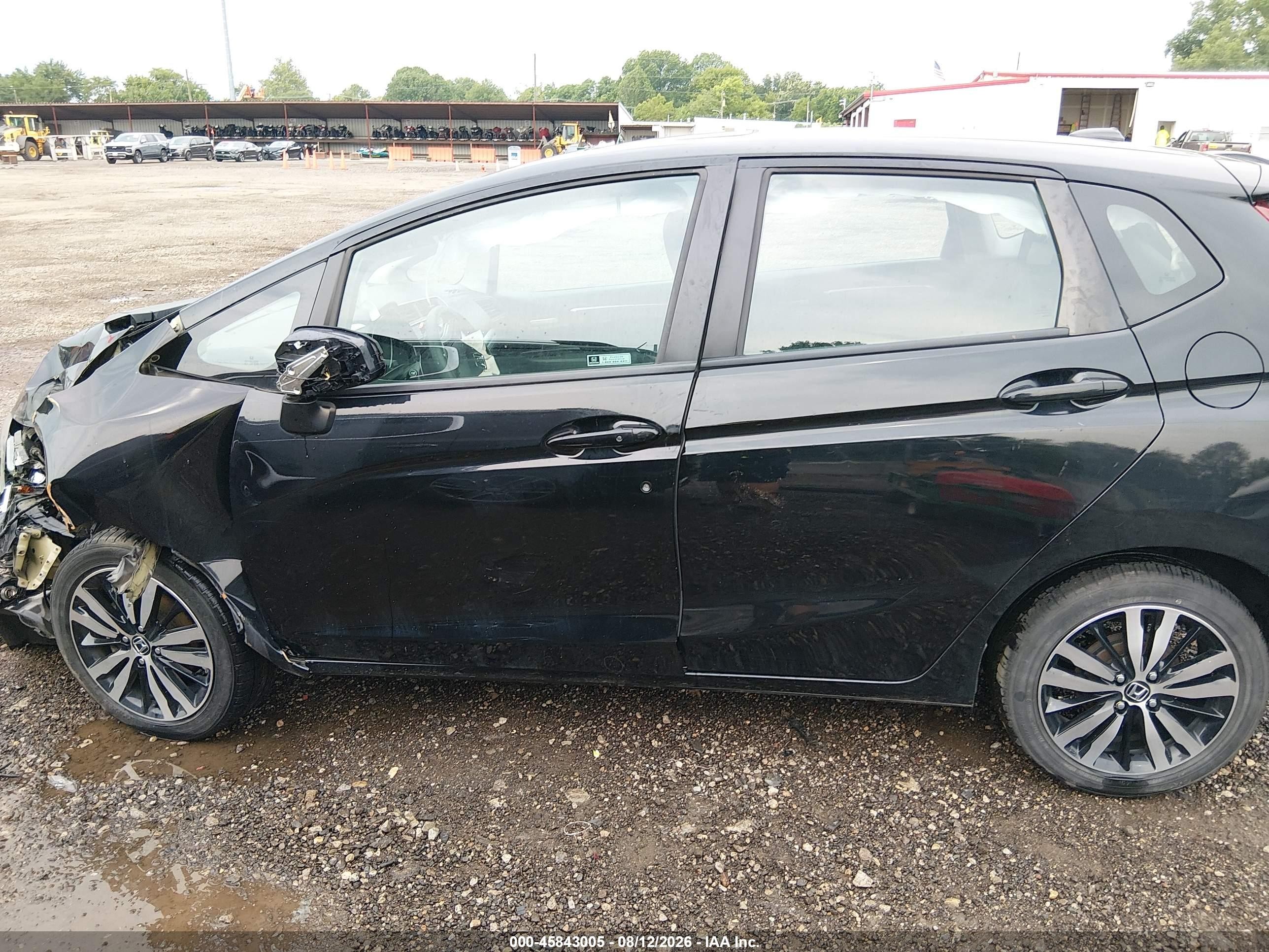 2019 Honda Fit Ex Черный vin: 3HGGK5H81KM748824