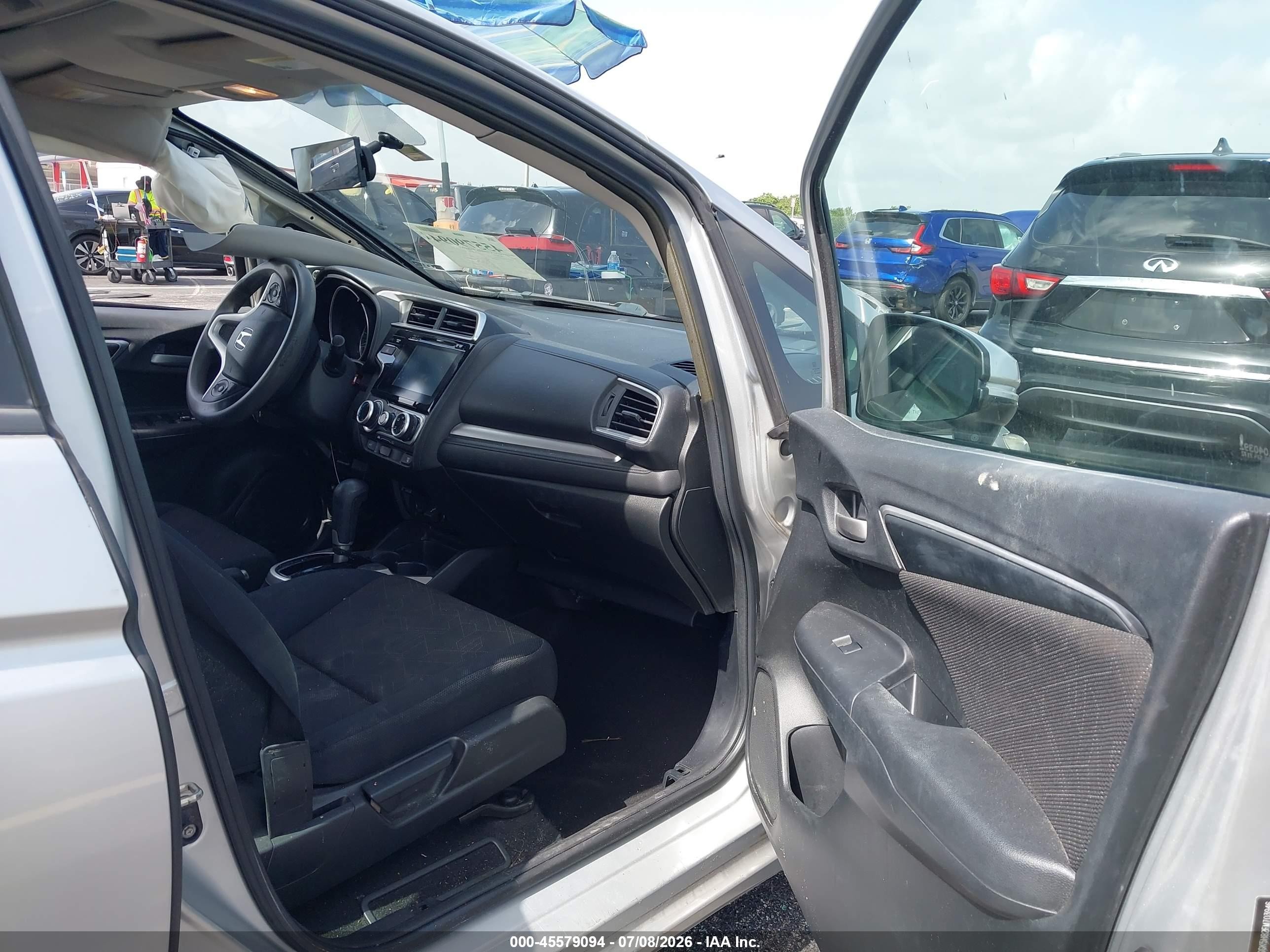 2015 Honda Fit Ex/ex-l Silver vin: 3HGGK5H82FM703946
