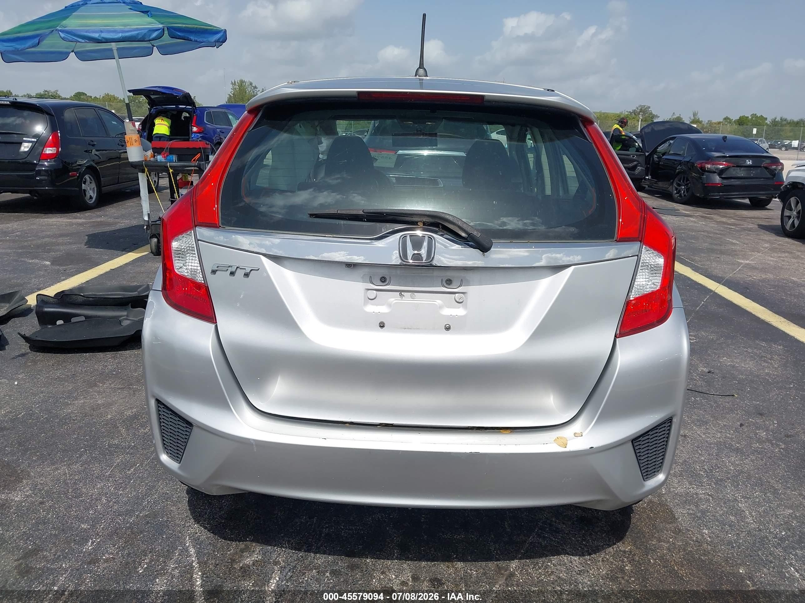 2015 Honda Fit Ex/ex-l Silver vin: 3HGGK5H82FM703946