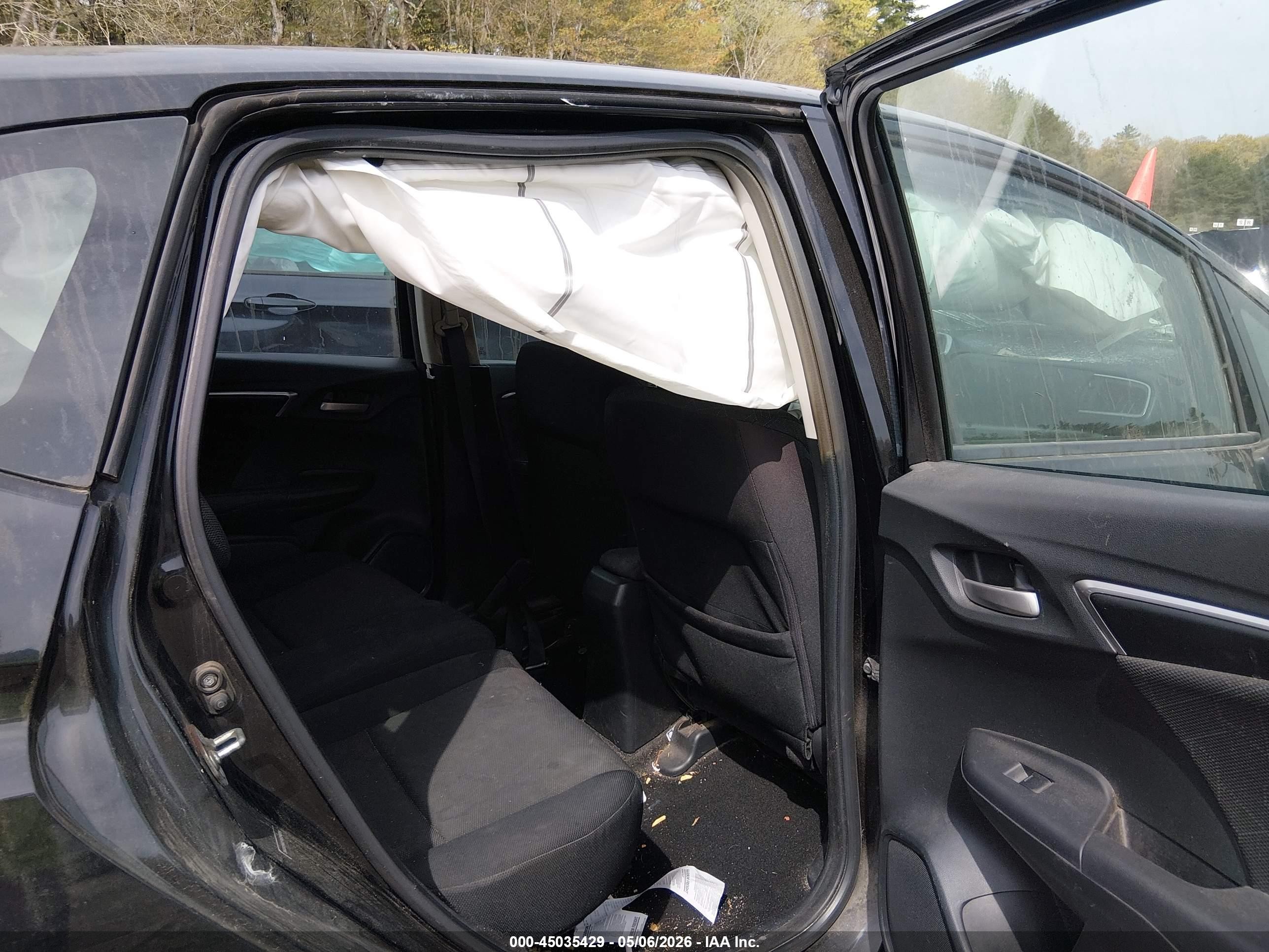 2015 Honda Fit Ex/ex-l Black vin: 3HGGK5H82FM704014