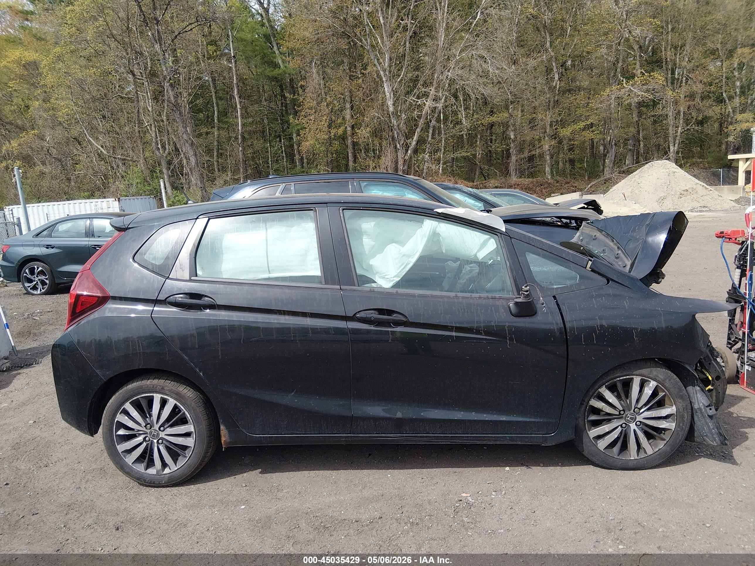 2015 Honda Fit Ex/ex-l Black vin: 3HGGK5H82FM704014