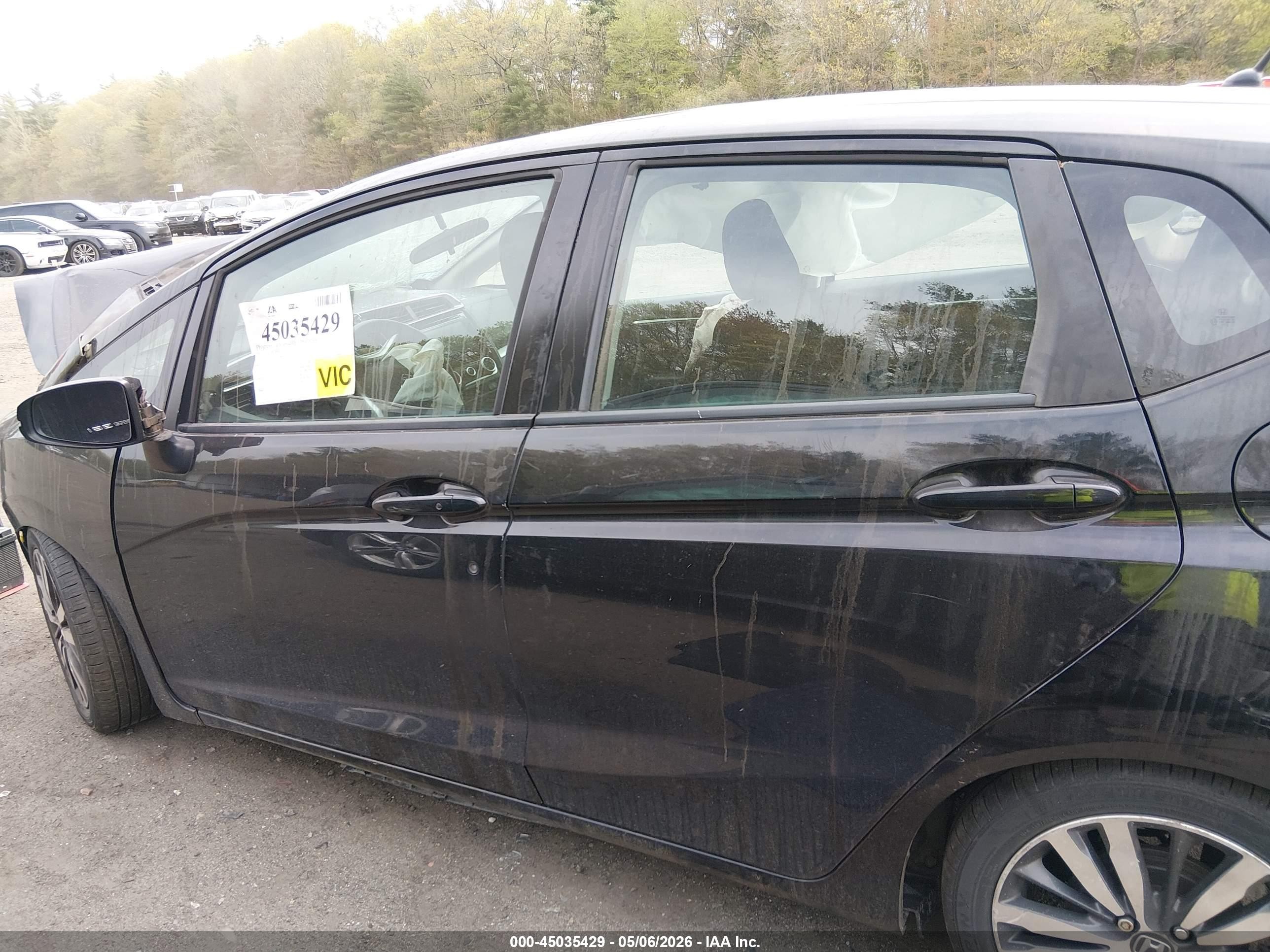2015 Honda Fit Ex/ex-l Black vin: 3HGGK5H82FM704014