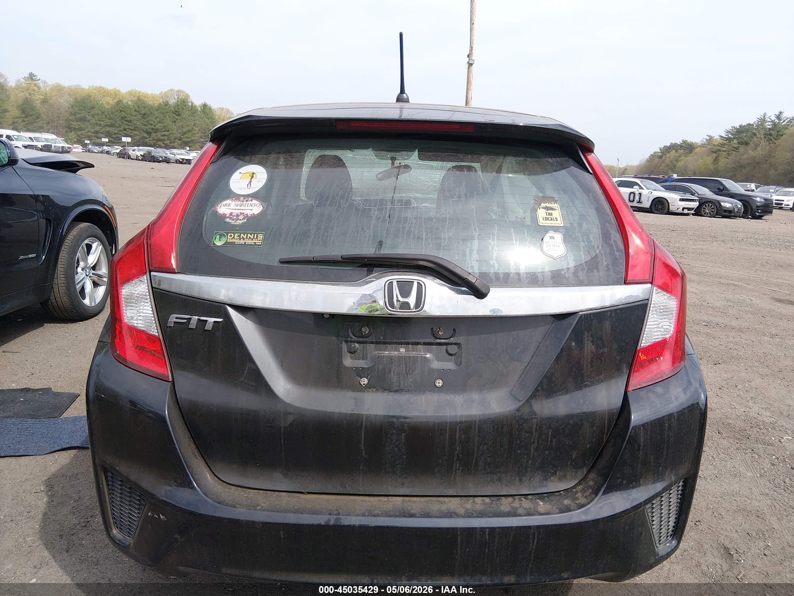 2015 Honda Fit Ex/ex-l Black vin: 3HGGK5H82FM704014